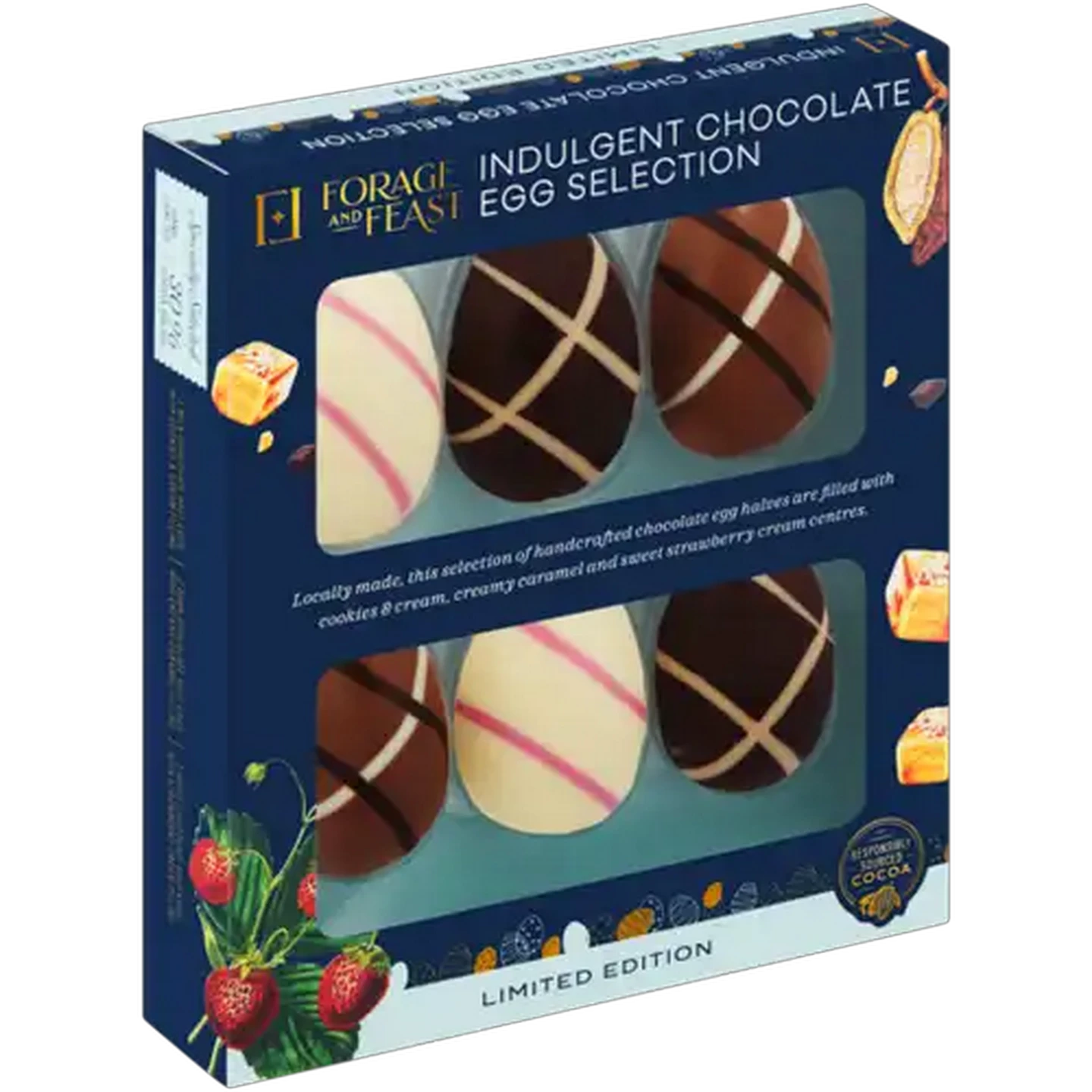 Image of Forage And Feast Indulgent Chocolate Egg Selection 65g