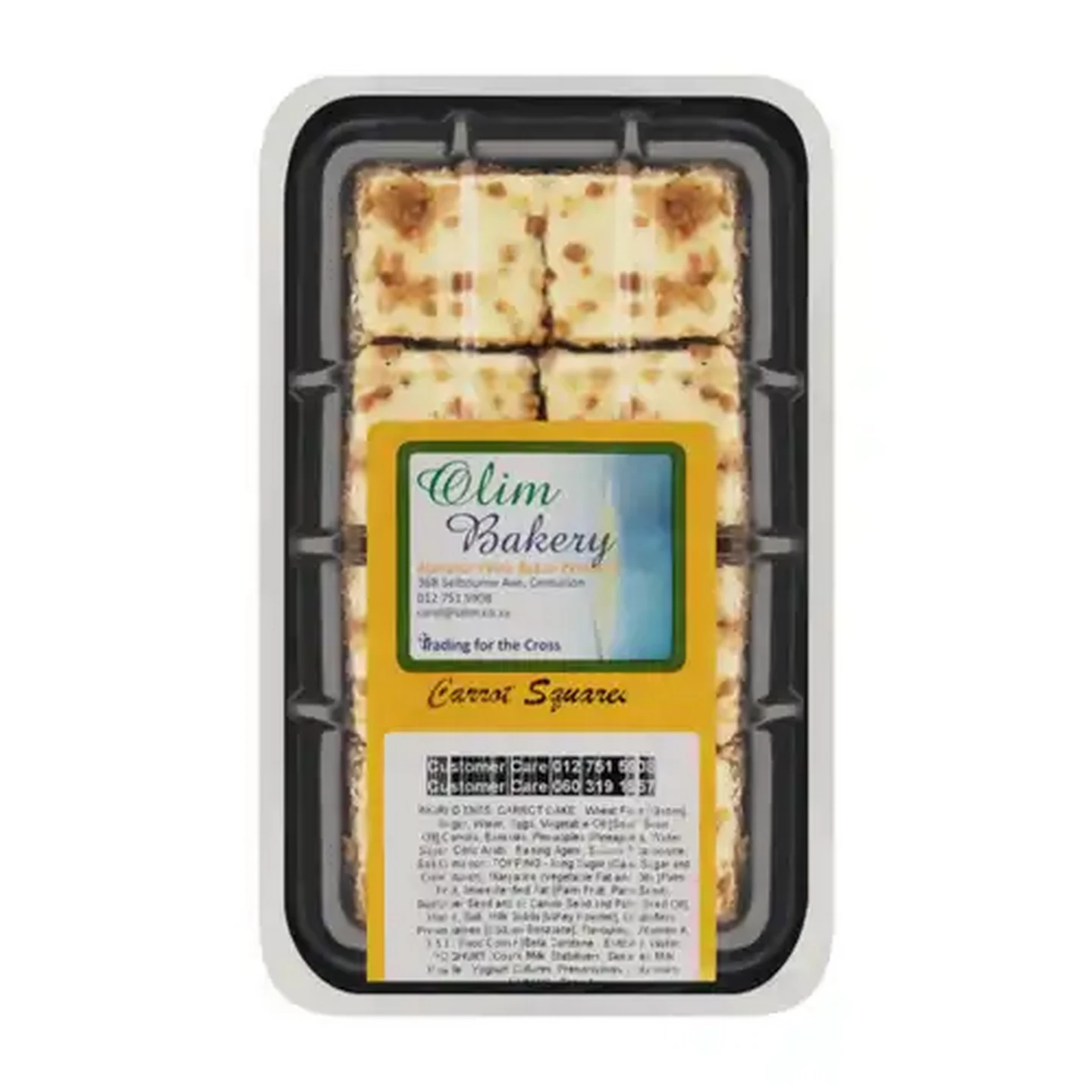 Image of Olim Bakery Carrot Squares 330g