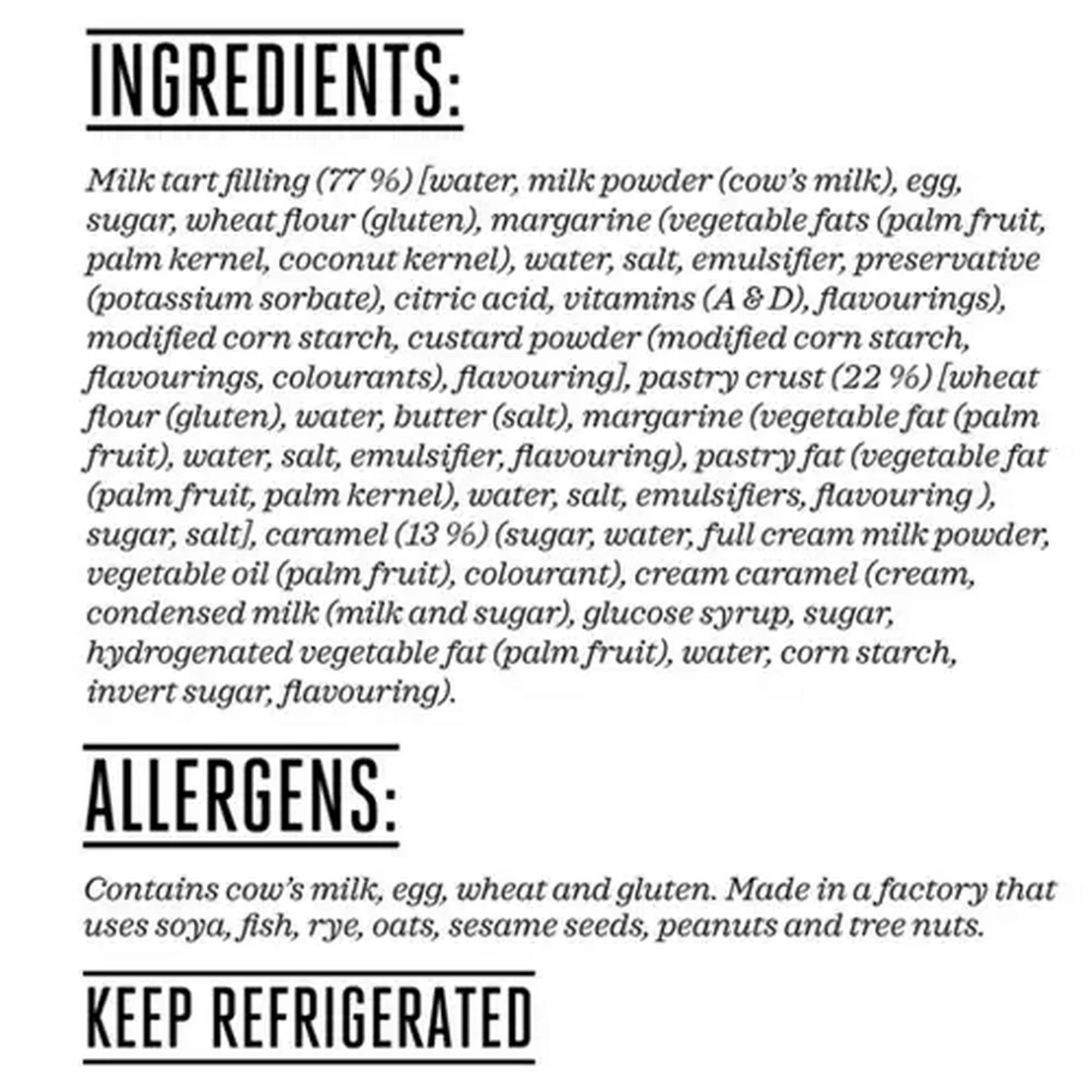 Image of Forage And Feast Caramel Milk Tart 750g