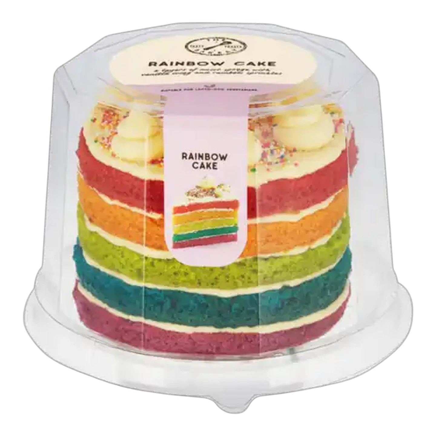 Image of The Bakery Rainbow Cake 1.1kg 15cm