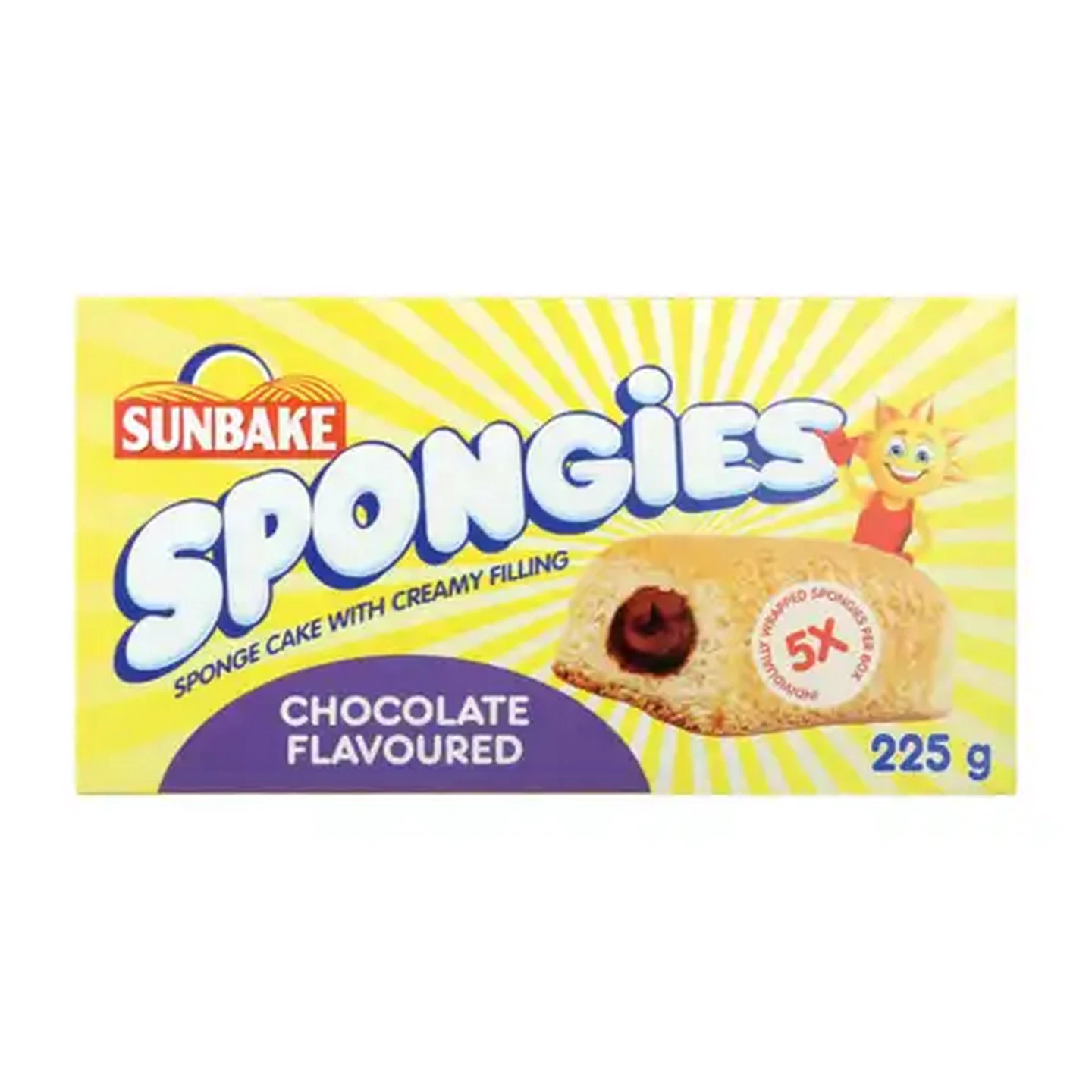 Image of Sunbake Mini Chocolate Spongies 5 Pack