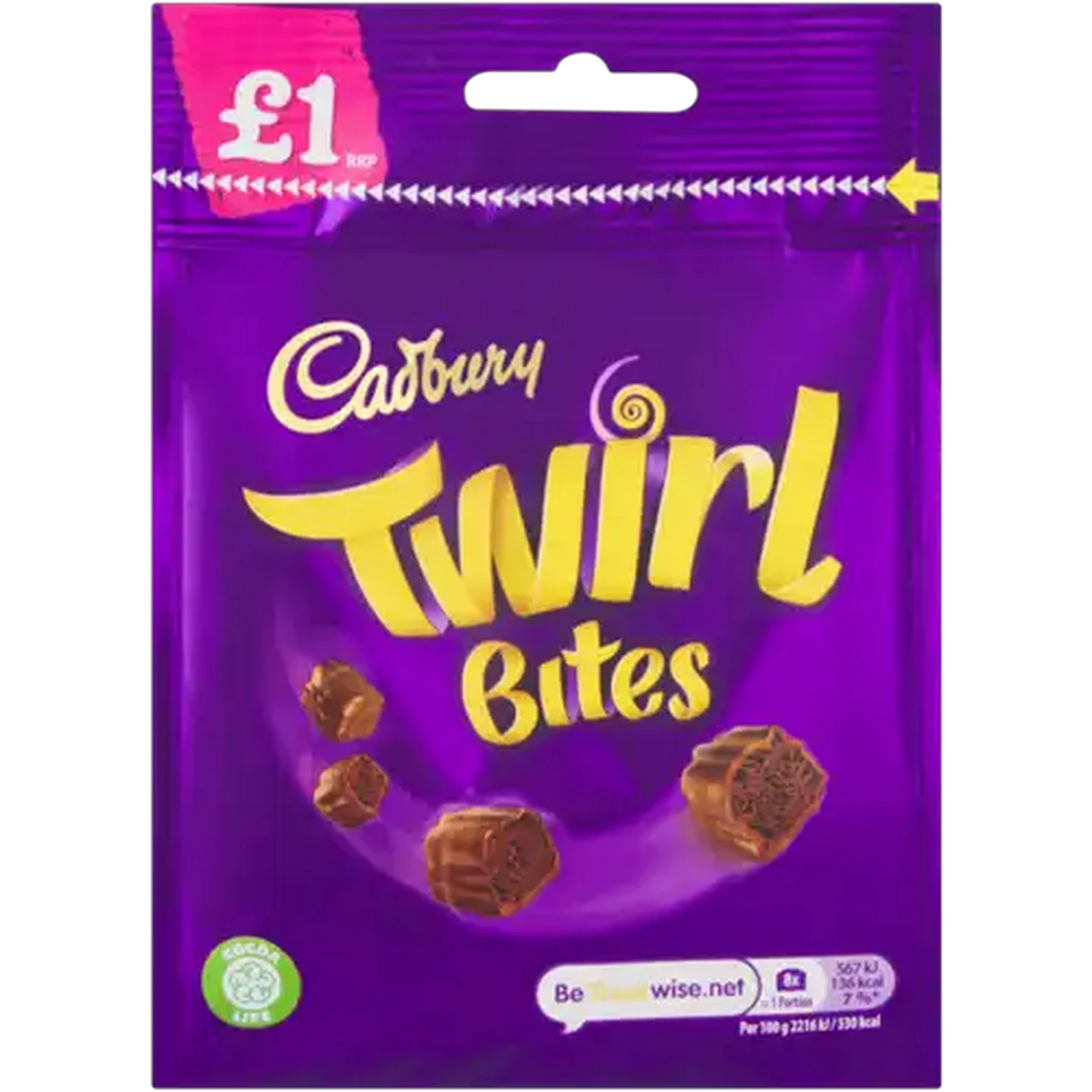 Image of Cadbury Twirl Chocolate Bites 95g