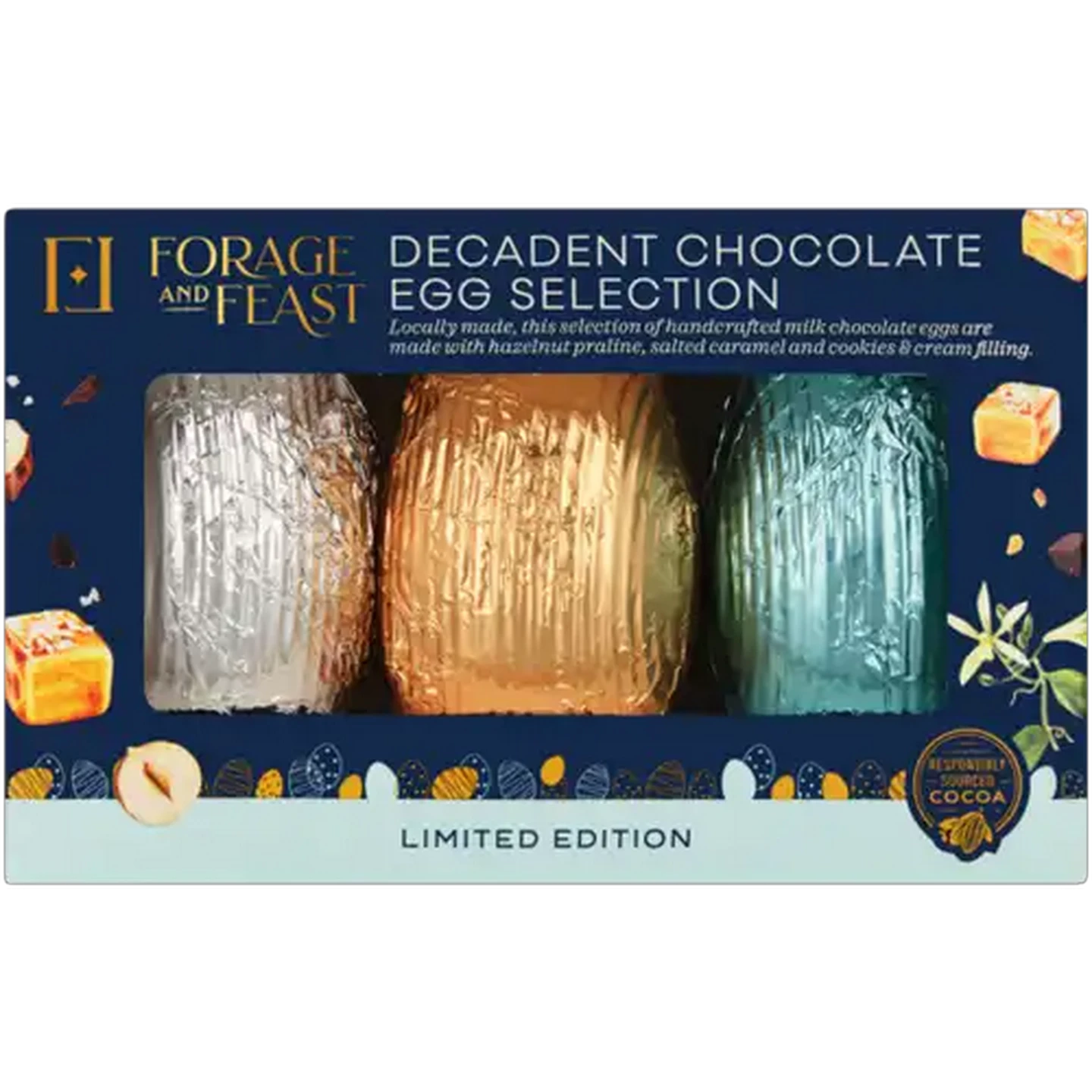 Image of Forage And Feast Decadent Chocolate Egg Selection 120g