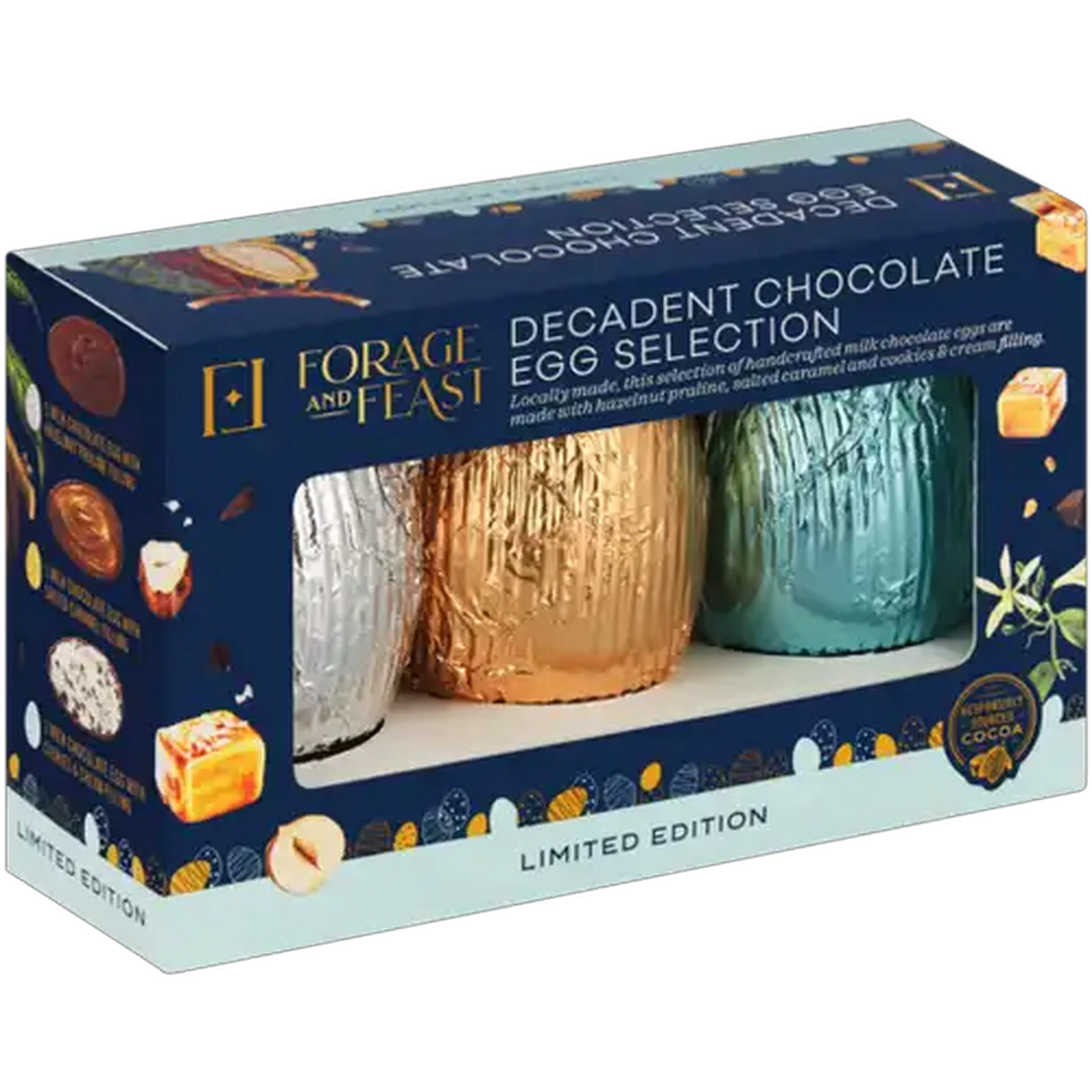 Image of Forage And Feast Decadent Chocolate Egg Selection 120g