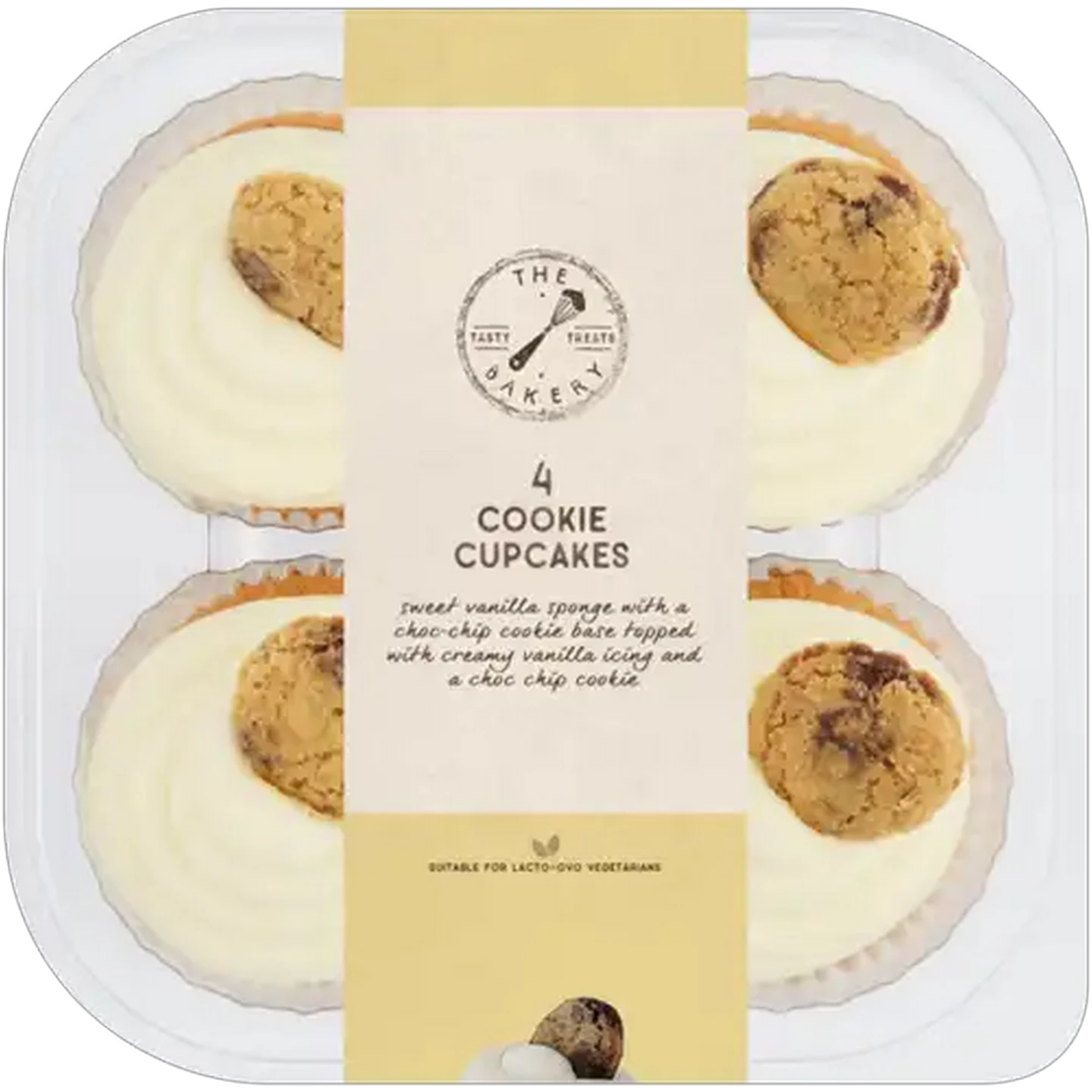 Image of The Bakery Cookie Cupcakes 4 Pack