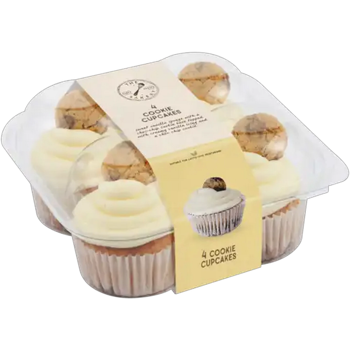 Image of The Bakery Cookie Cupcakes 4 Pack