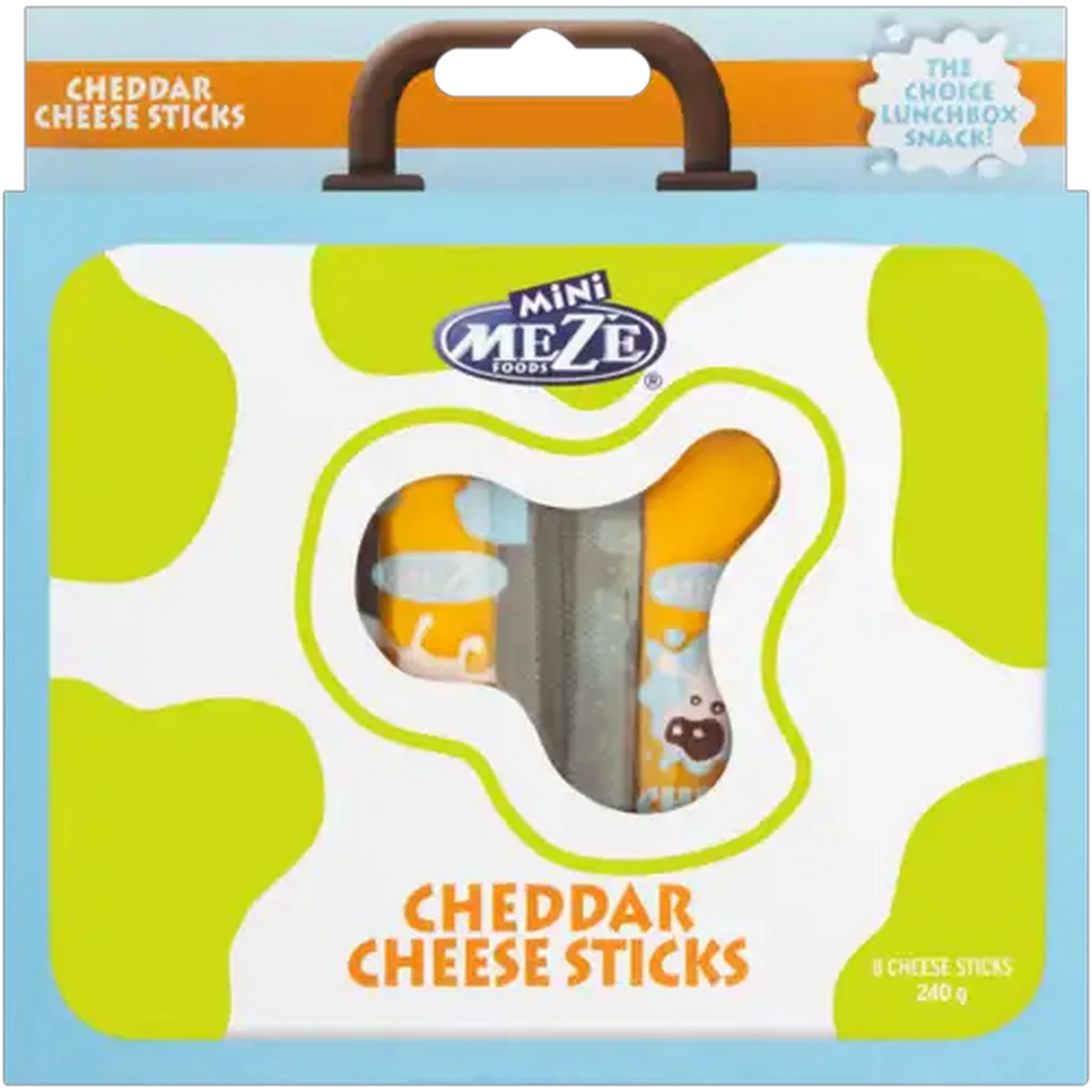Image of Mezé Foods Mini Cheddar Cheese Sticks 8 Pack