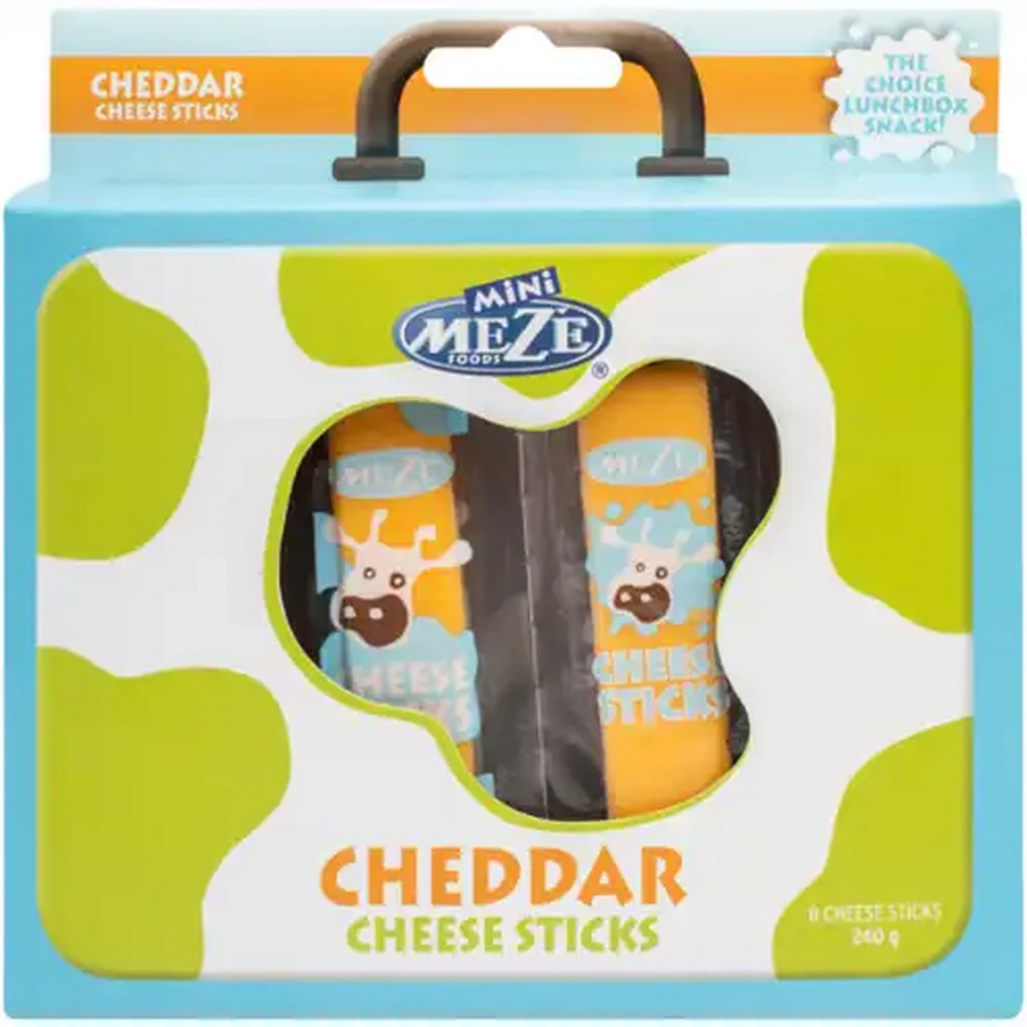 Image of Mezé Foods Mini Cheddar Cheese Sticks 8 Pack
