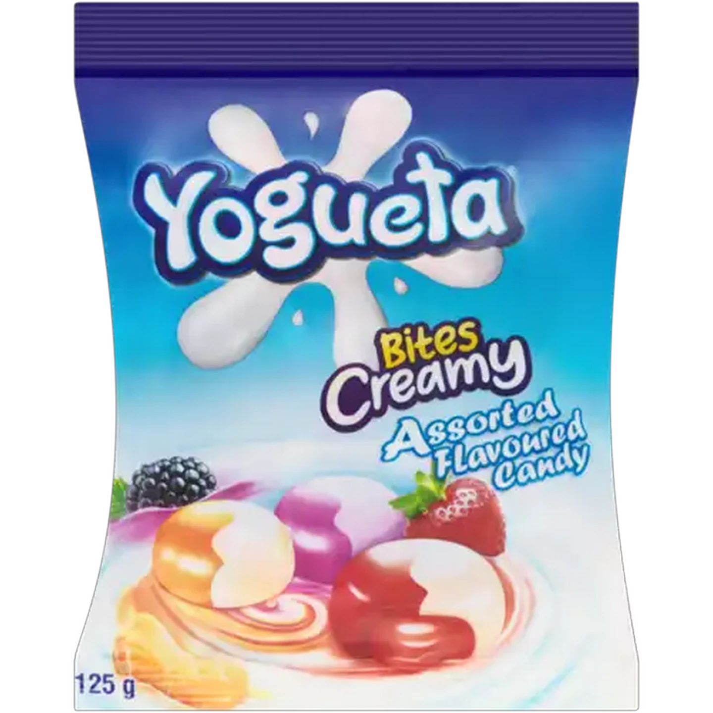 Image of Yogueta Bites Assorted Creamy Flavoured Candy 125g