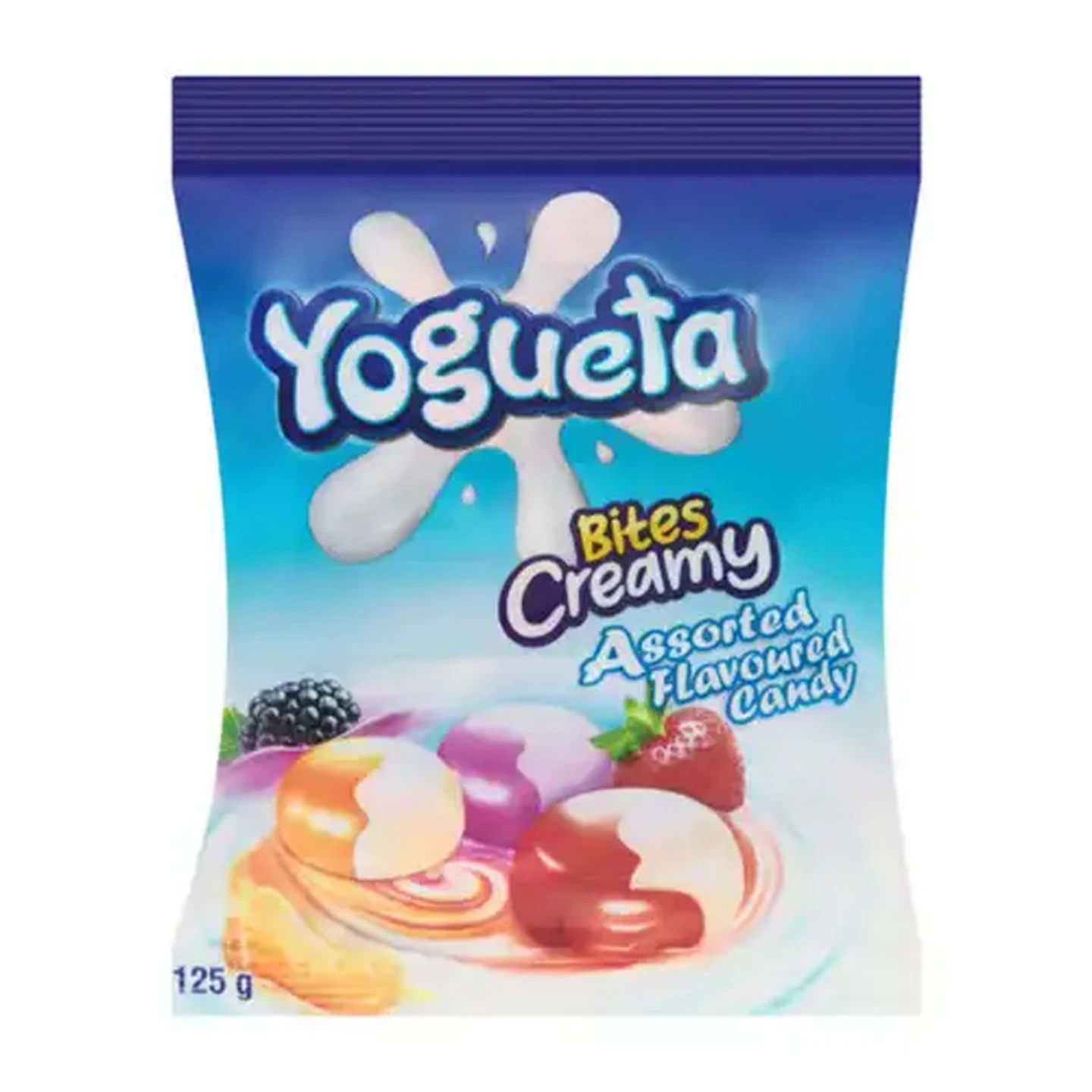 Image of Yogueta Bites Assorted Creamy Flavoured Candy 125g