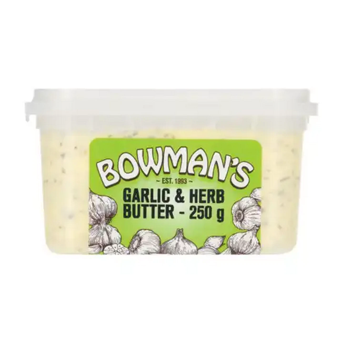 Image of Bowman's Garlic & Herb Butter 250g