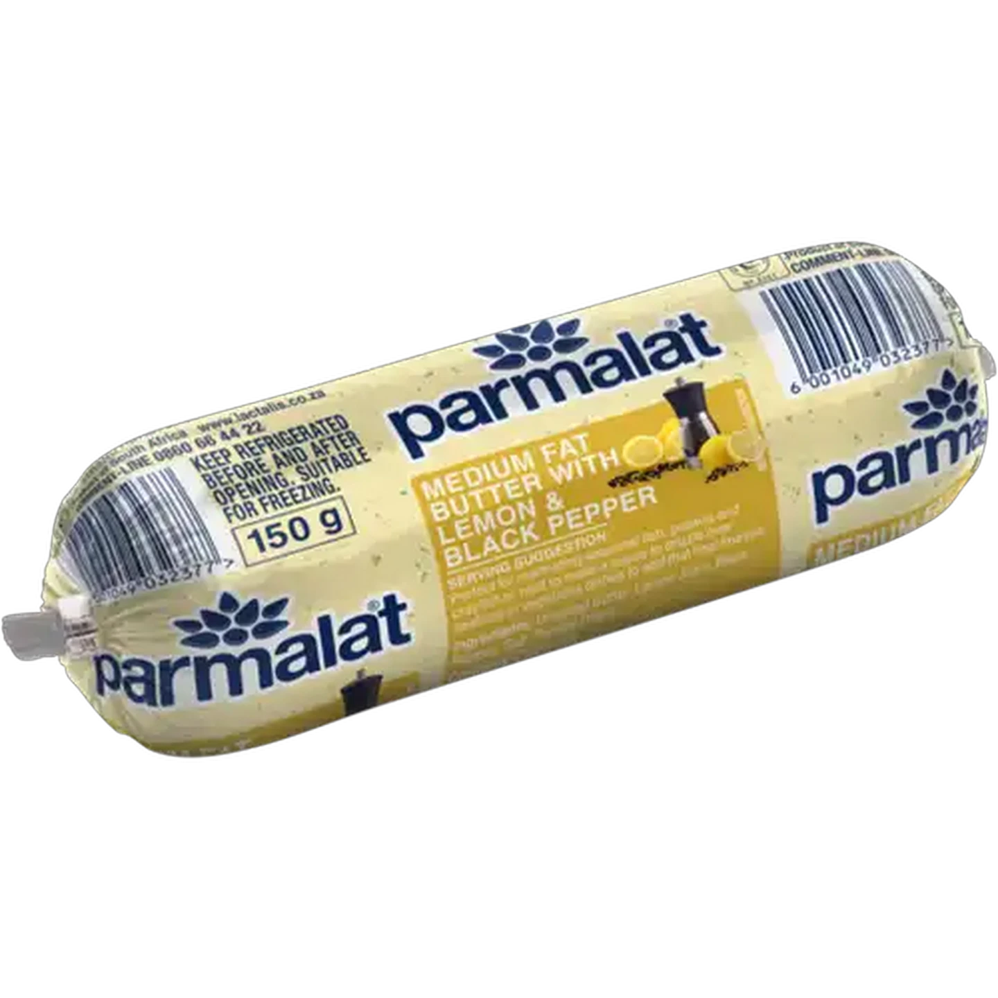 Image of Parmalat Lemon & Black Pepper Medium Fat Butter 150g