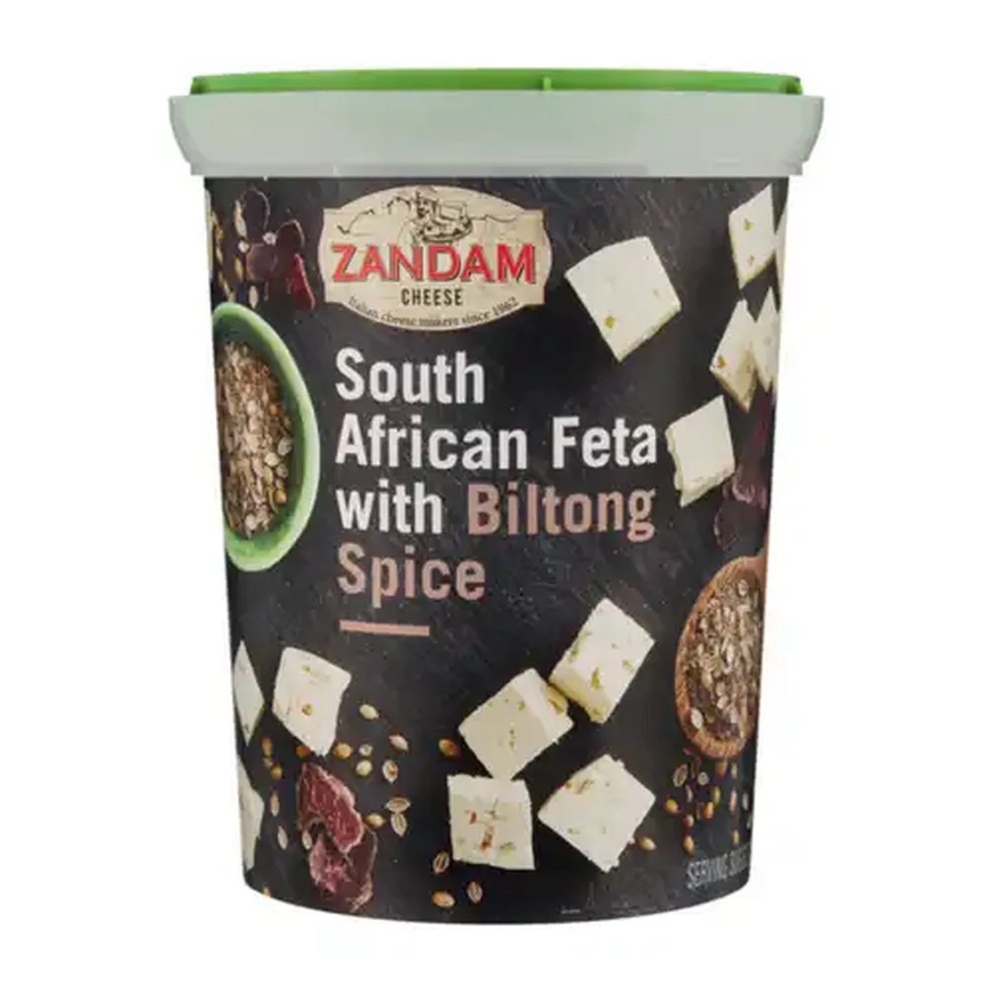 Image of Zandam Cheese South African Feta Cheese with Biltong Spice 700g