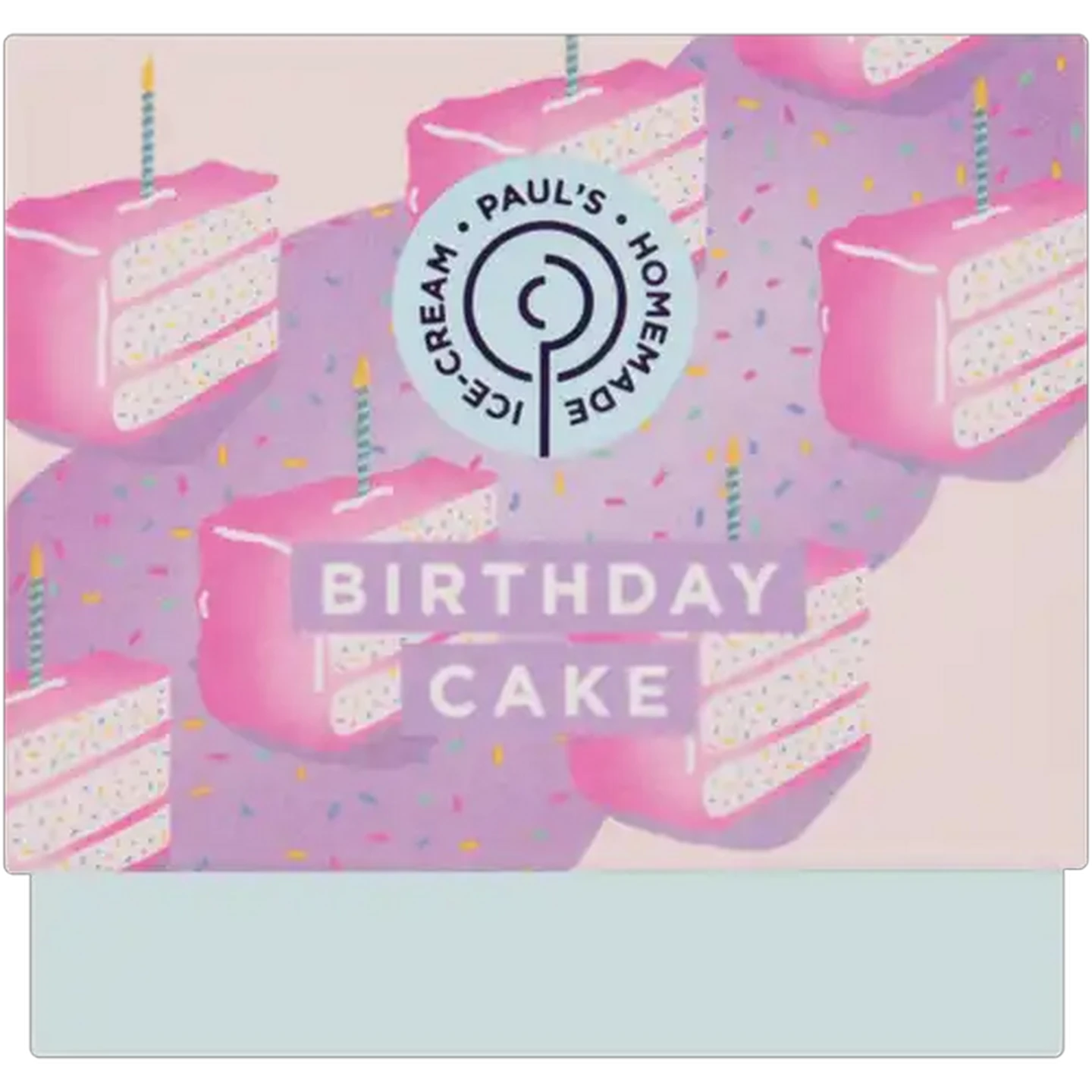 Image of Paul's Homemade Ice Cream Birthday Cake Ice Cream 200ml