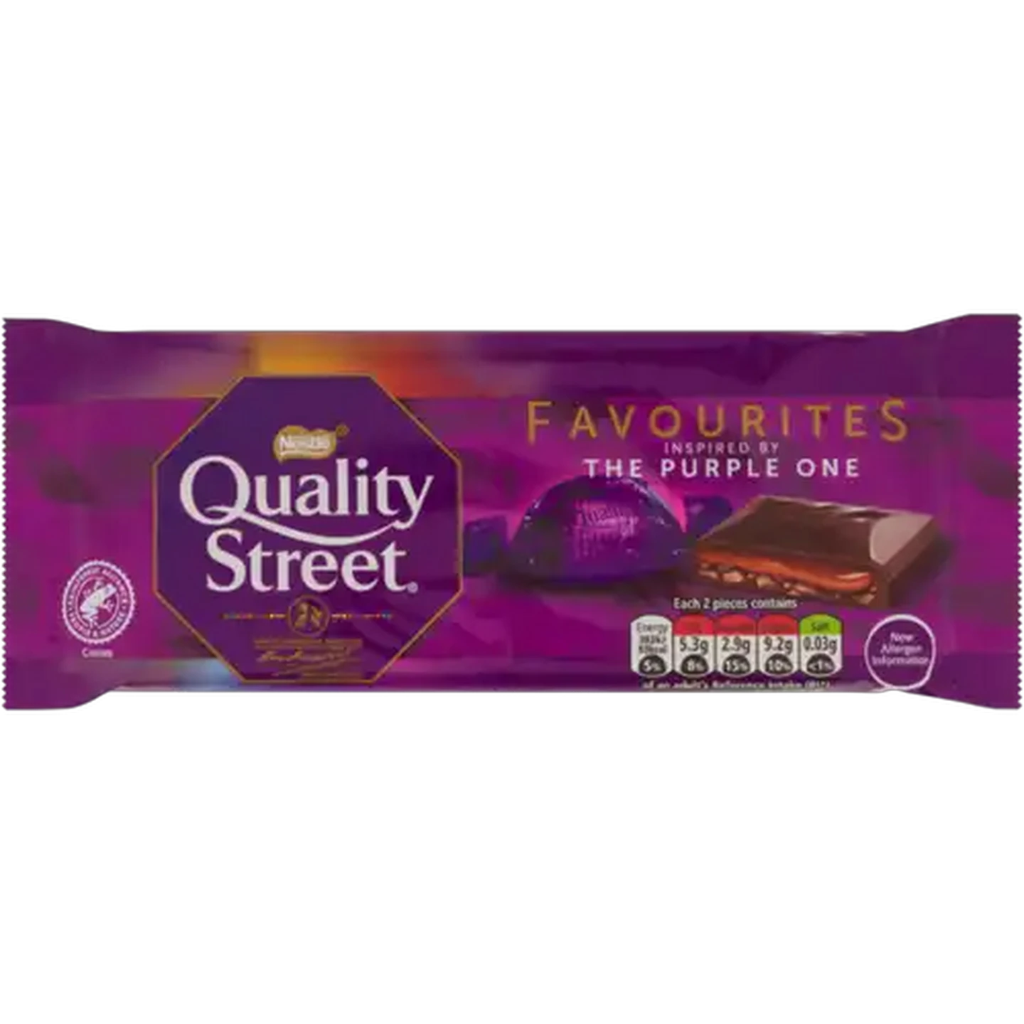 Image of Quality Street The Purple One Favourites Chocolate Bar 87g
