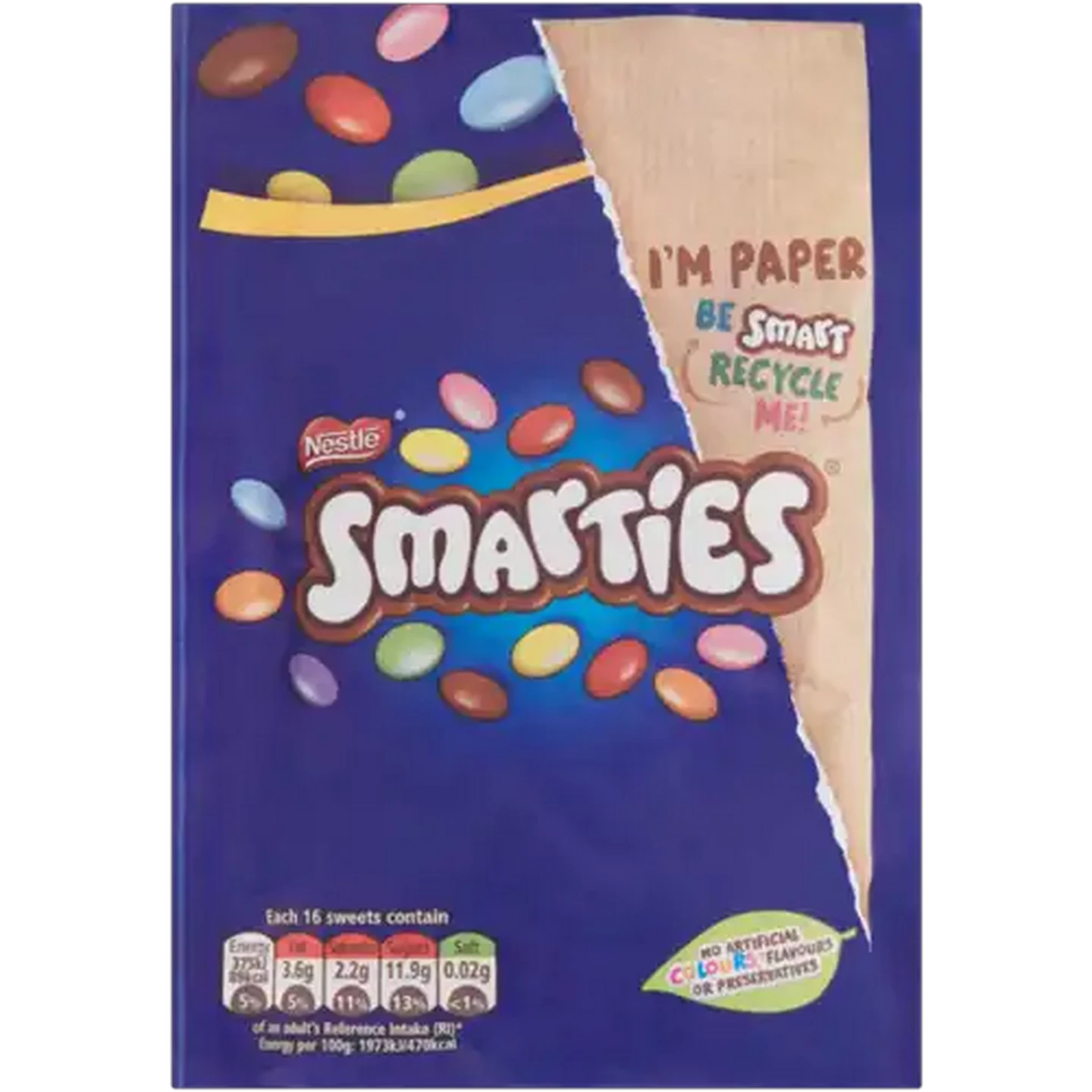 Image of Smarties Milk Chocolate Sweets 105g