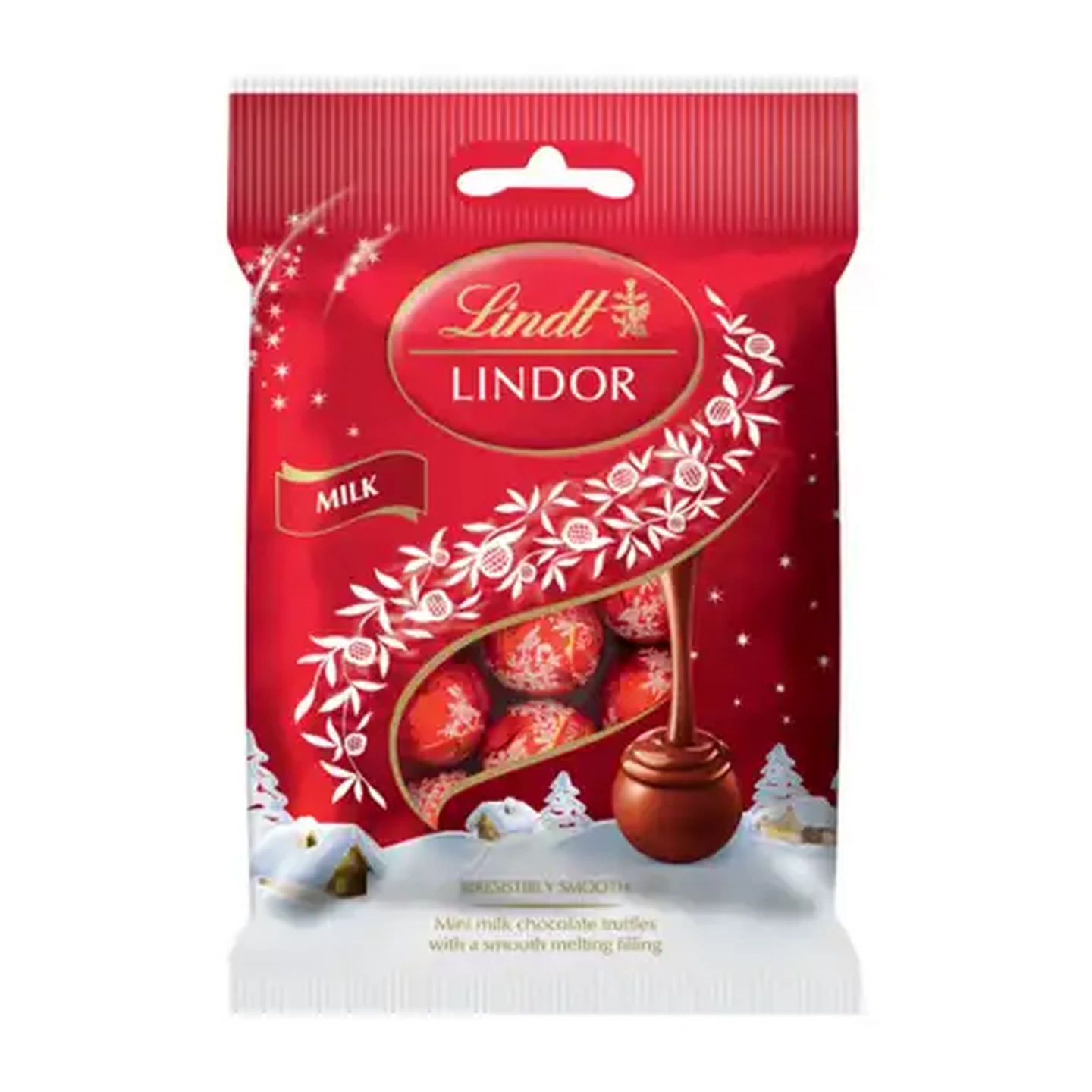 Image of Lindt Lindor Milk Chocolate Mini Truffles 80g