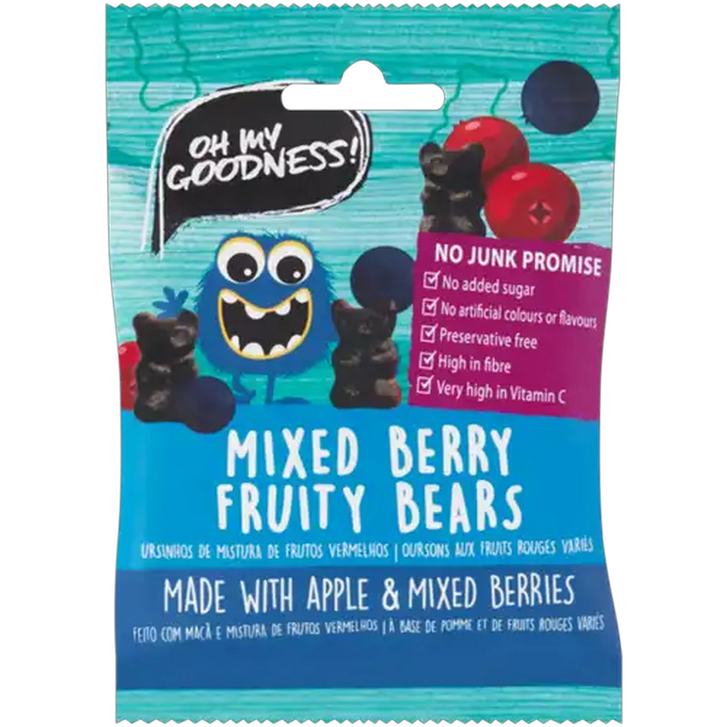 Image of Oh My Goodness! Mixed Berry Fruity Bears 30g