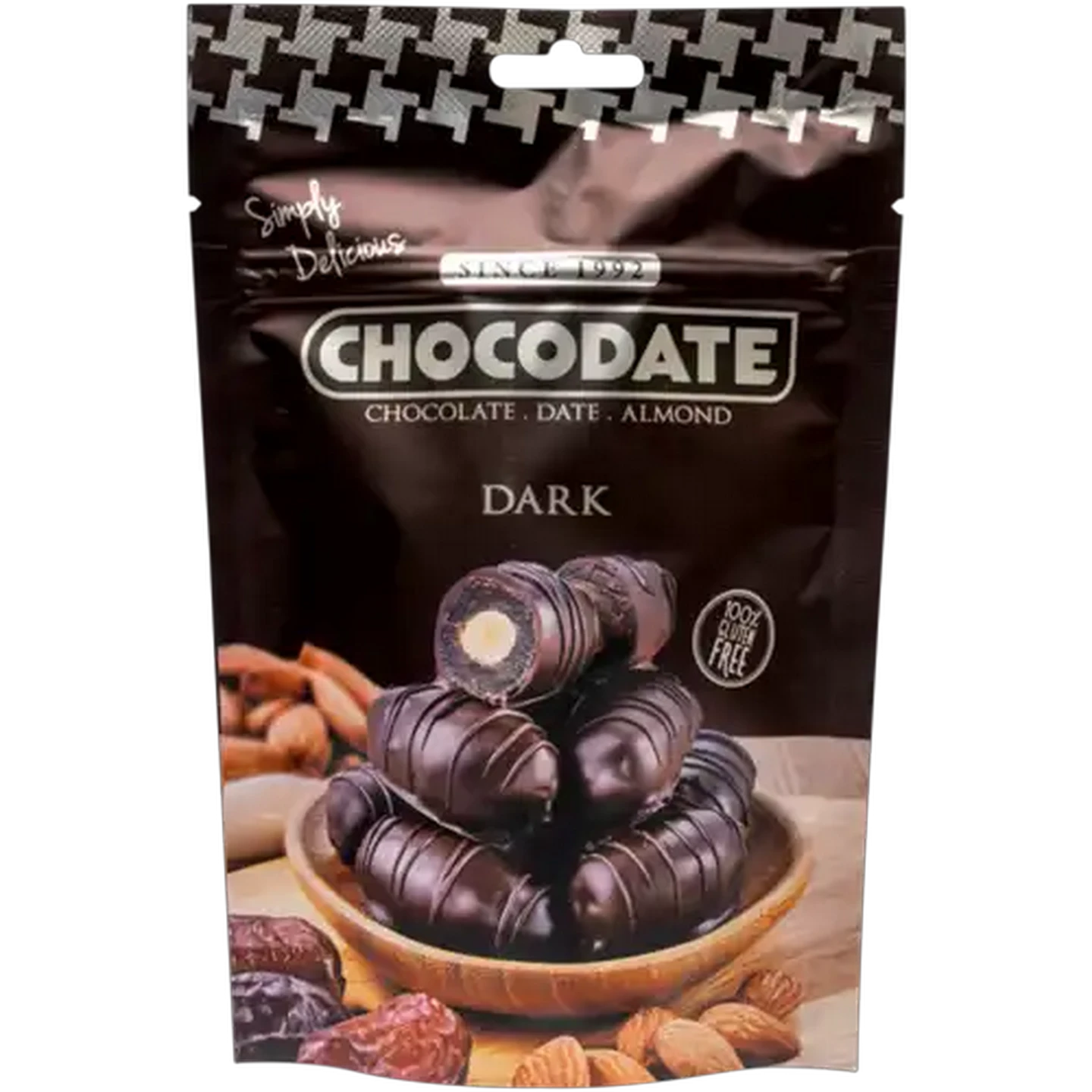 Image of Chocodate Dark Chocolate Almond Stuffed Date 70g
