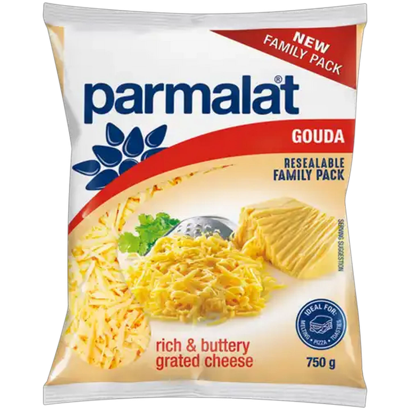 Image of Parmalat Grated Gouda Cheese 750g