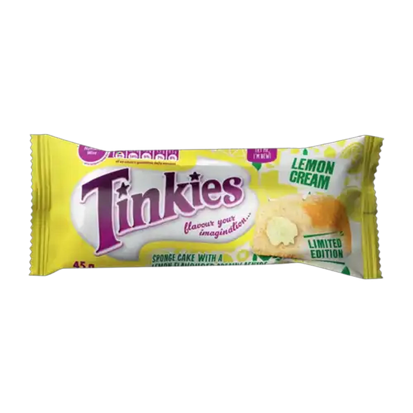 Image of Tinkies Lemon Cream Sponge Cake 45g