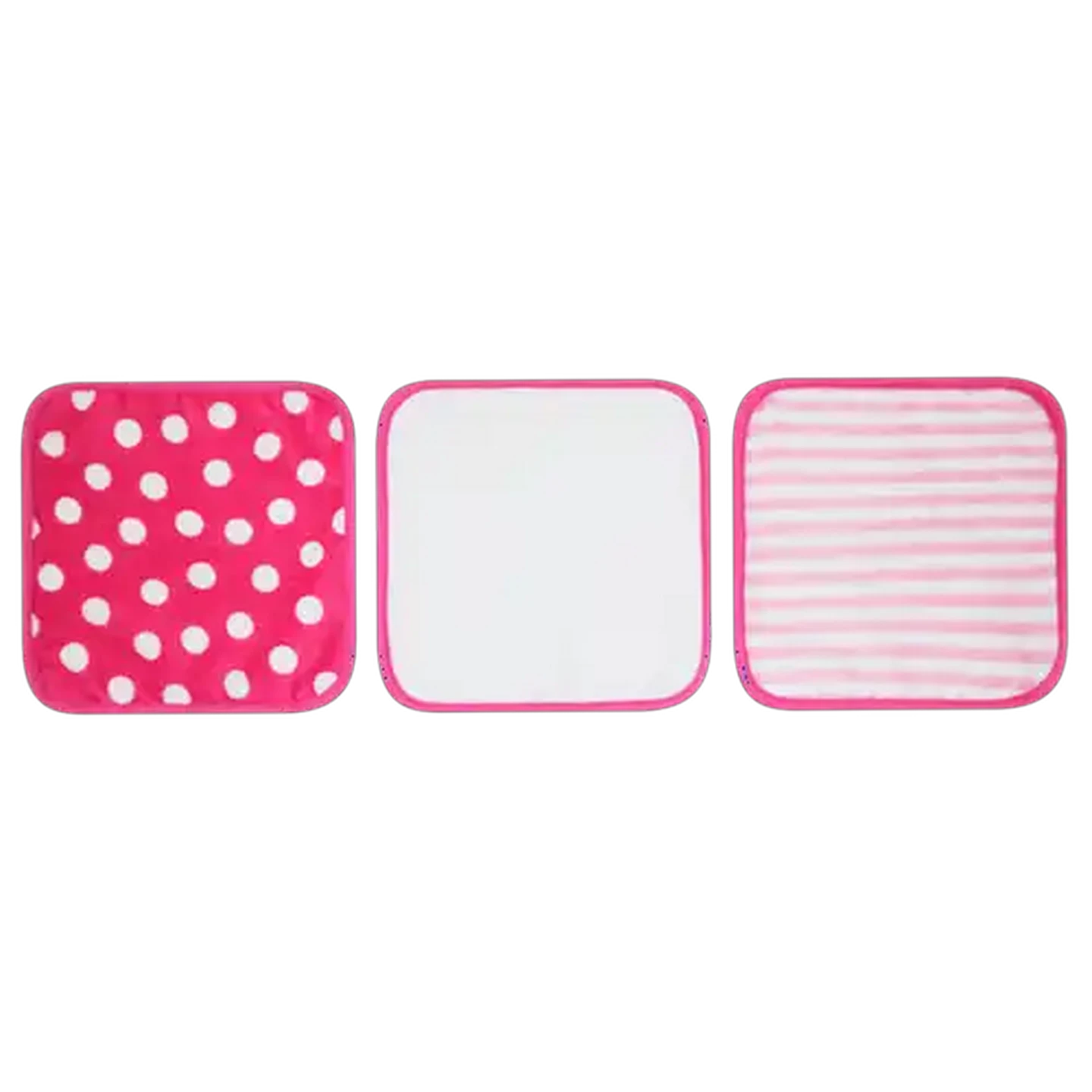 Image of Jolly Tots Velour Printed Facecloth 6-Pack (Colour May Vary)