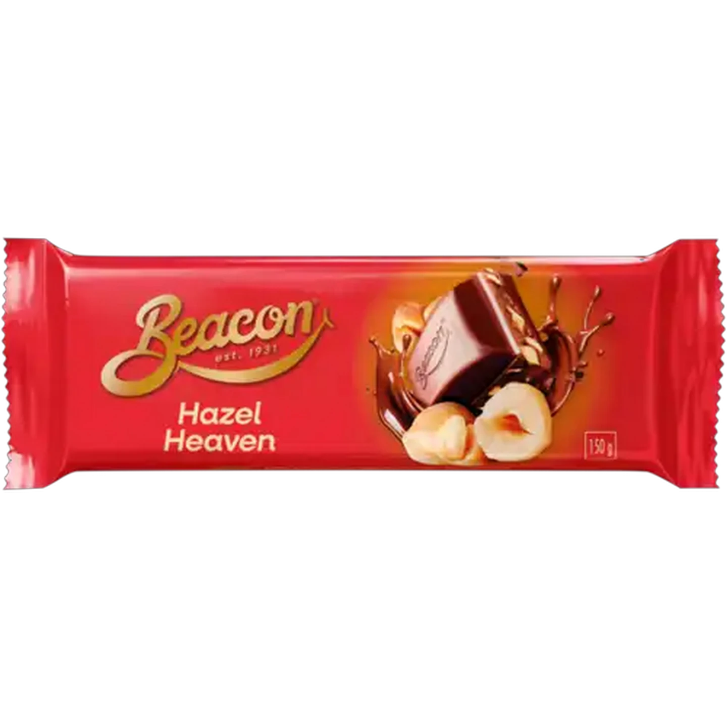 Image of Beacon Hazel Heaven Chocolate Slab 150g