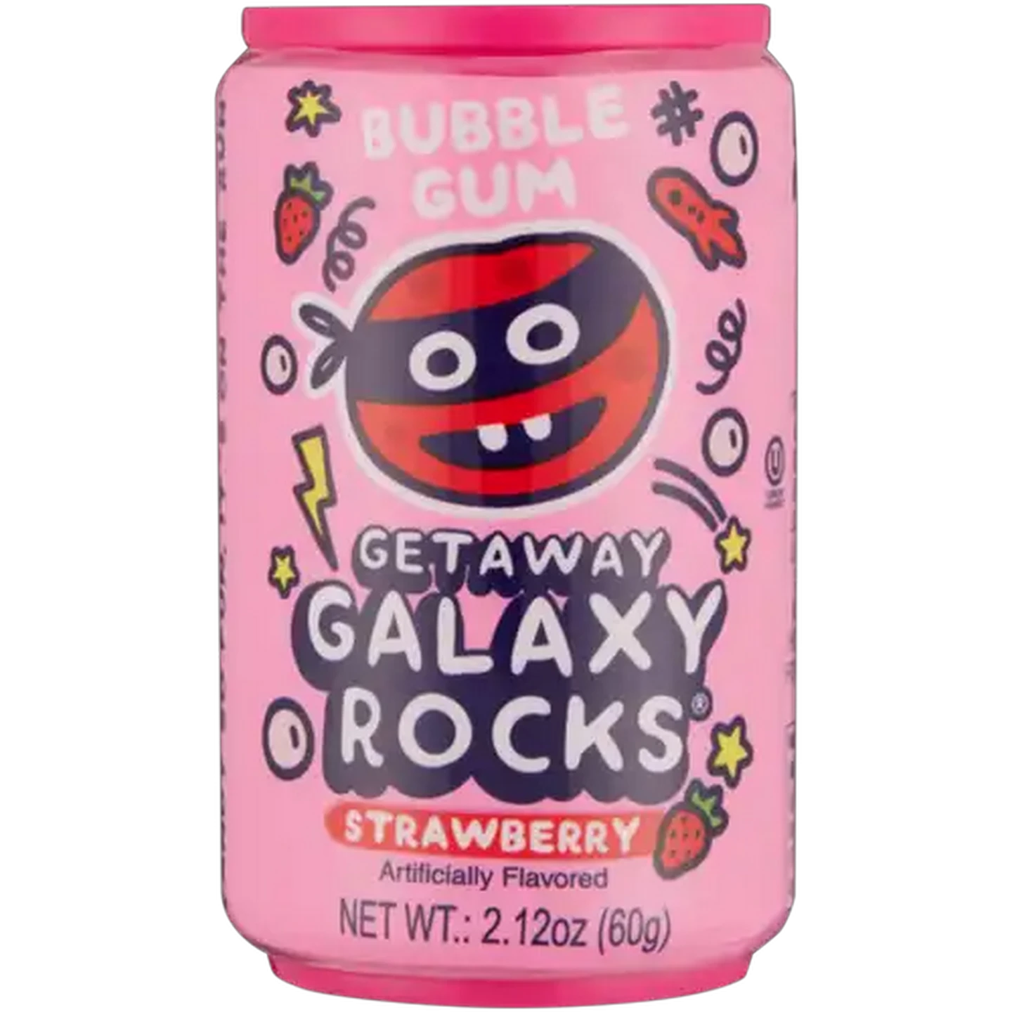 Image of Sweet Bandit Getaway Galaxy Rocks Bubble Gum 60g (Flavour May Vary)