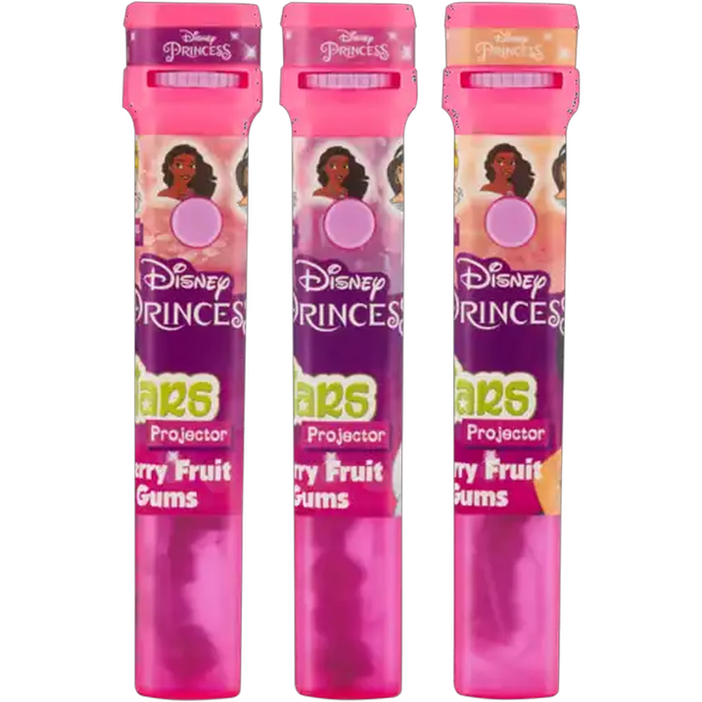Image of Fruit Toys Disney Princess Strawberry Fruit Star Gums Projector 5g (Flavour May Vary)