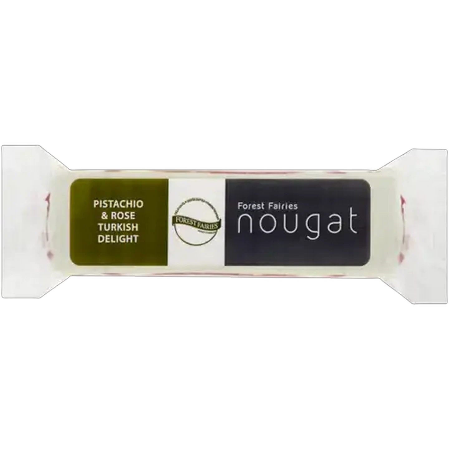 Image of Forest Fairies Pistachio & Rose Turkish Delight Nougat Bar 50g