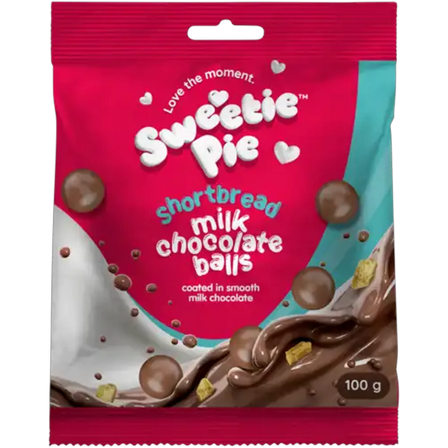 Image of Sweetie Pie Shortbread Milk Chocolate Balls 100g