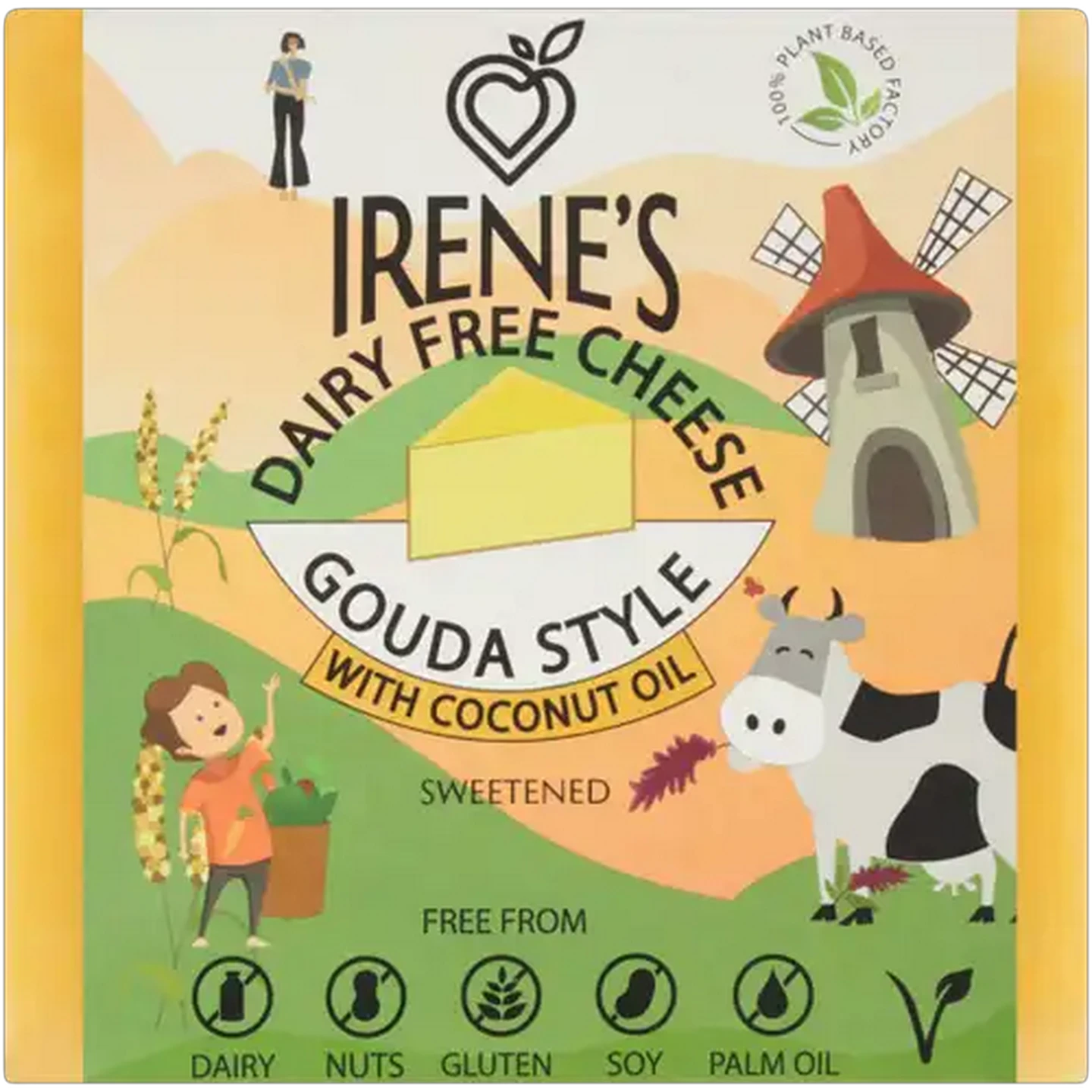 Image of Irene's Gouda Style Dairy Free Cheese 200g