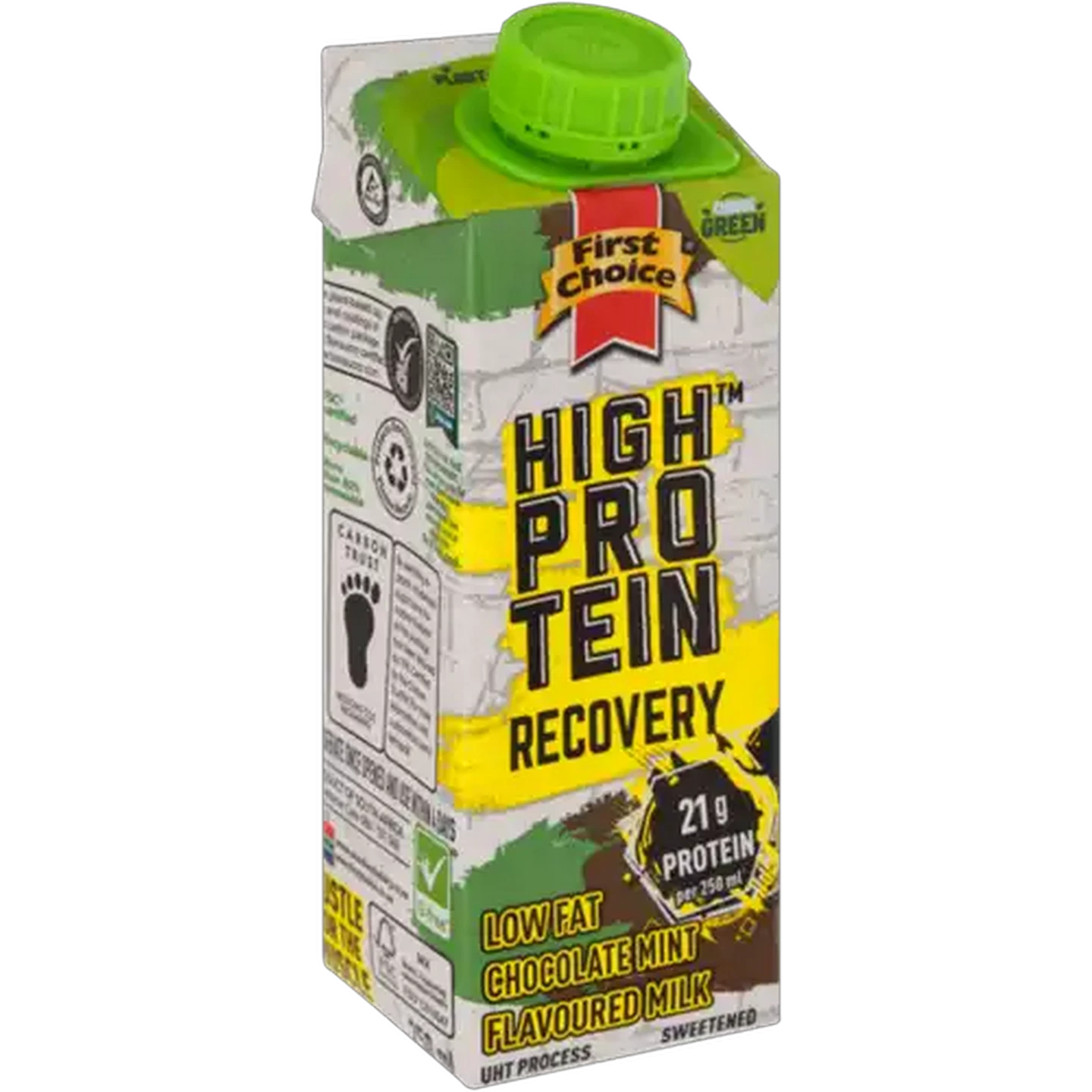 Image of First Choice High Protein Recovery Chocolate Mint Flavoured Low Fat Milk 250ml