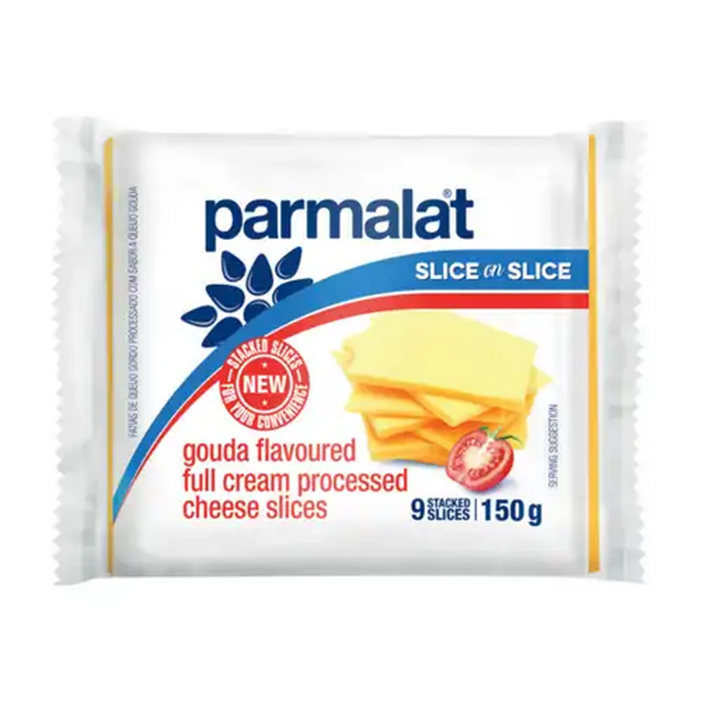 Image of Parmalat Slice On Slice Gouda Flavoured Full Cream Processed Sliced Cheese 150g