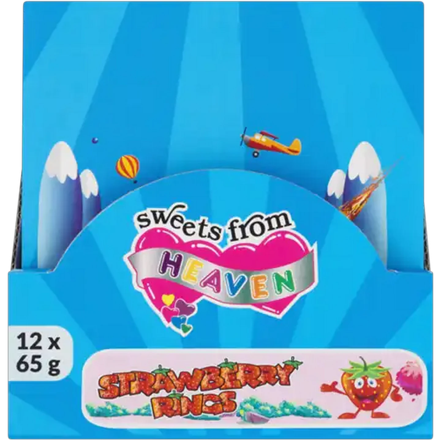 Image of Sweets from Heaven Strawberry Rings 12 x 65g