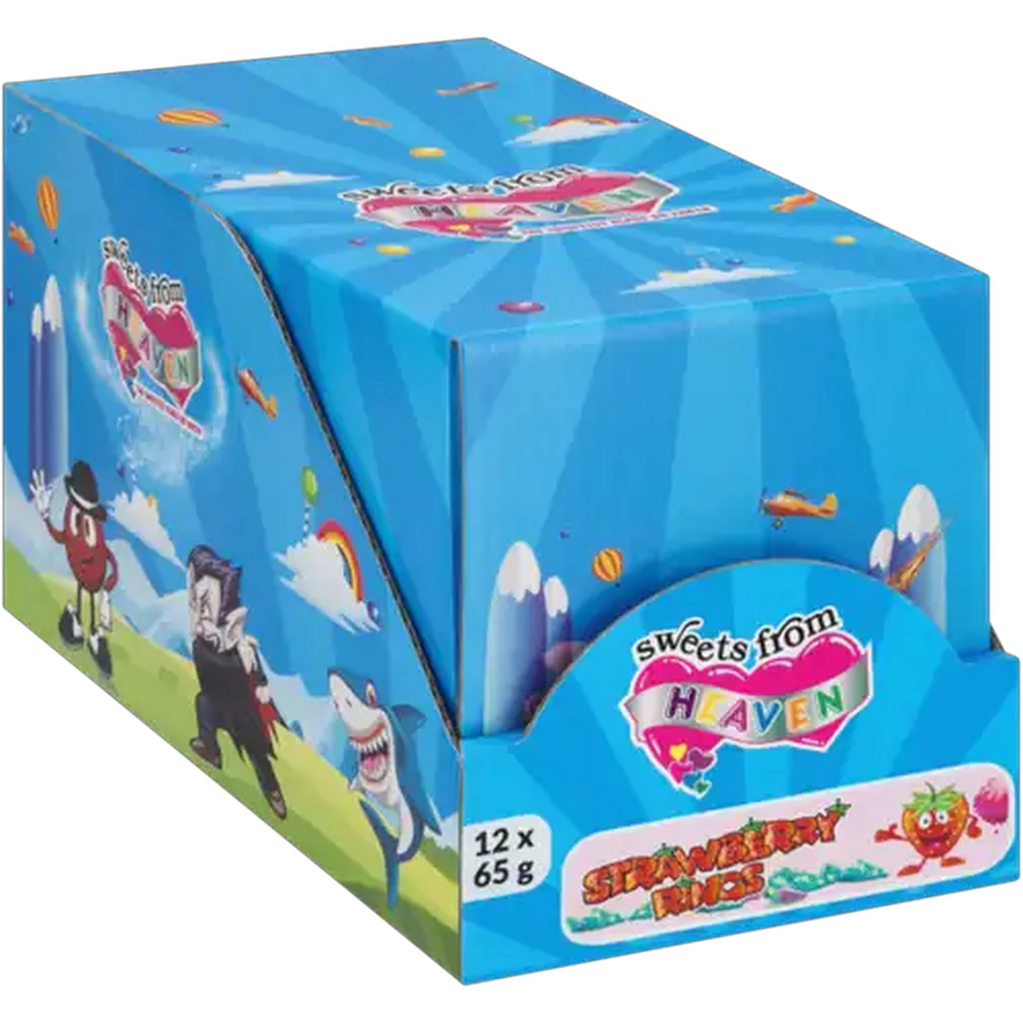 Image of Sweets from Heaven Strawberry Rings 12 x 65g
