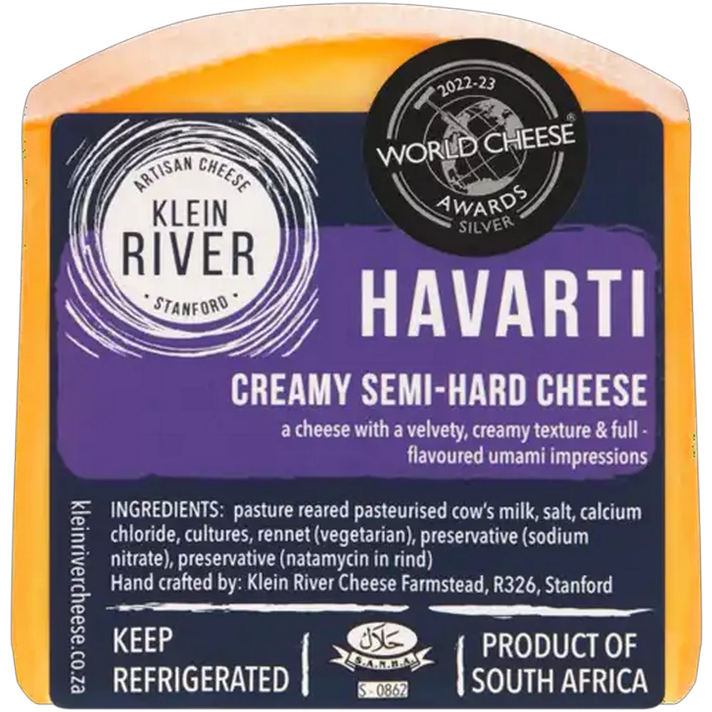 Image of Klein River Creamy Havarti Cheese 150g
