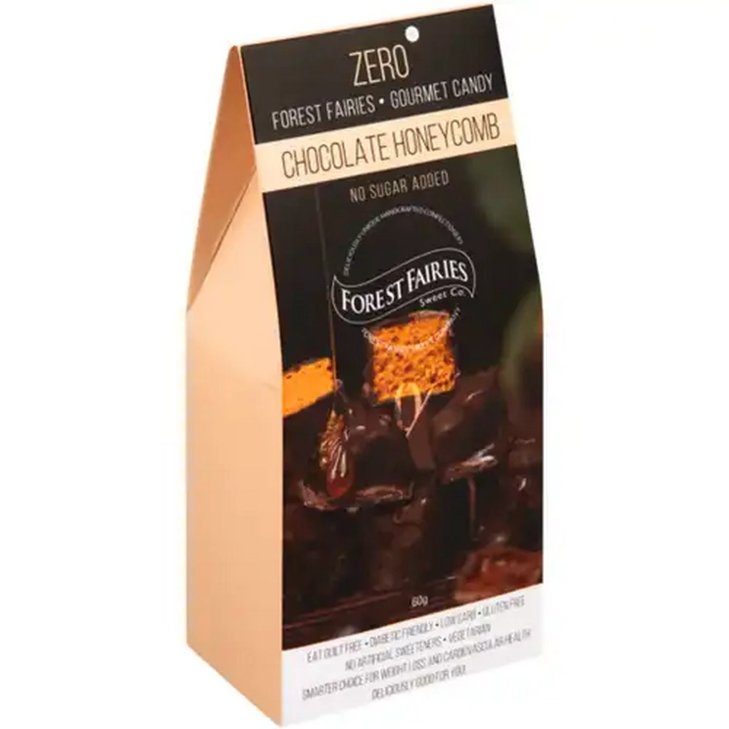 Image of Forest Fairies Zero Chocolate Honeycomb 60g