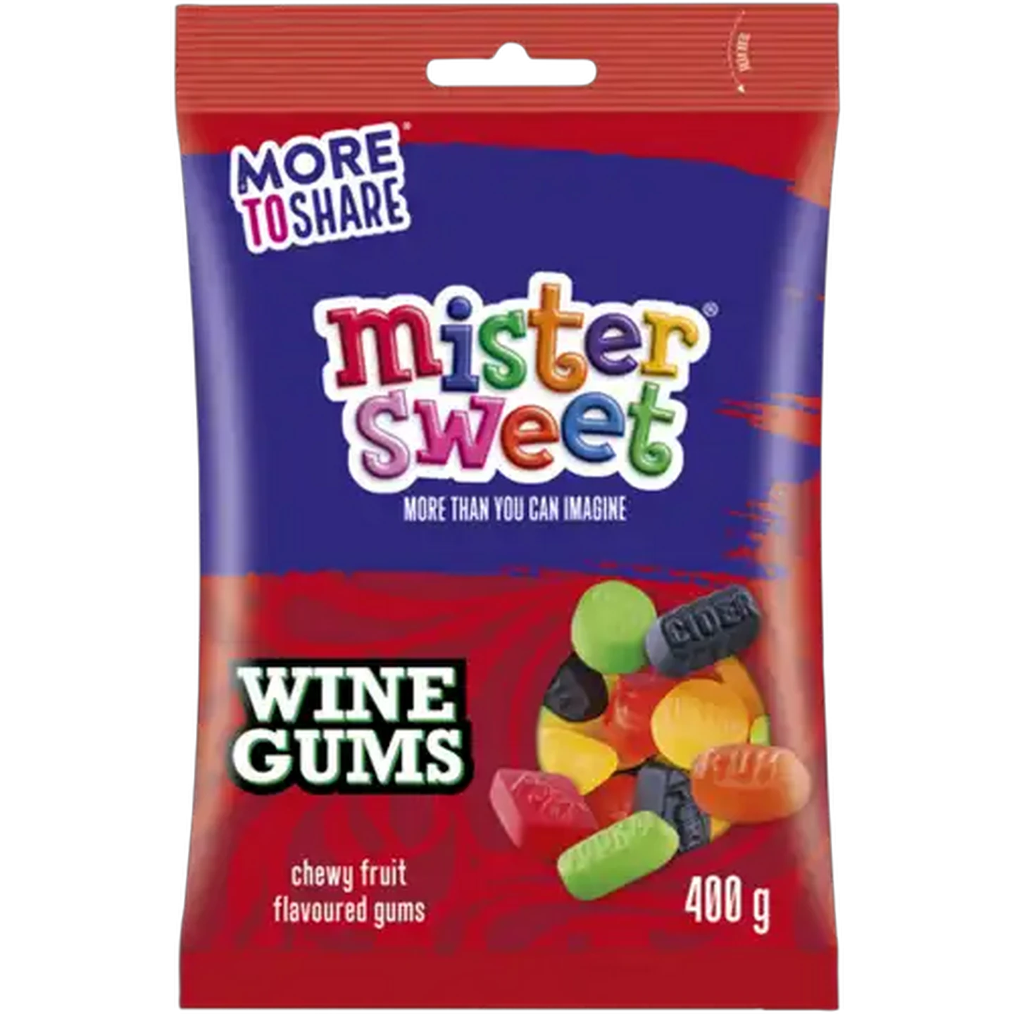 Image of Mister Sweet Wine Gums 400g