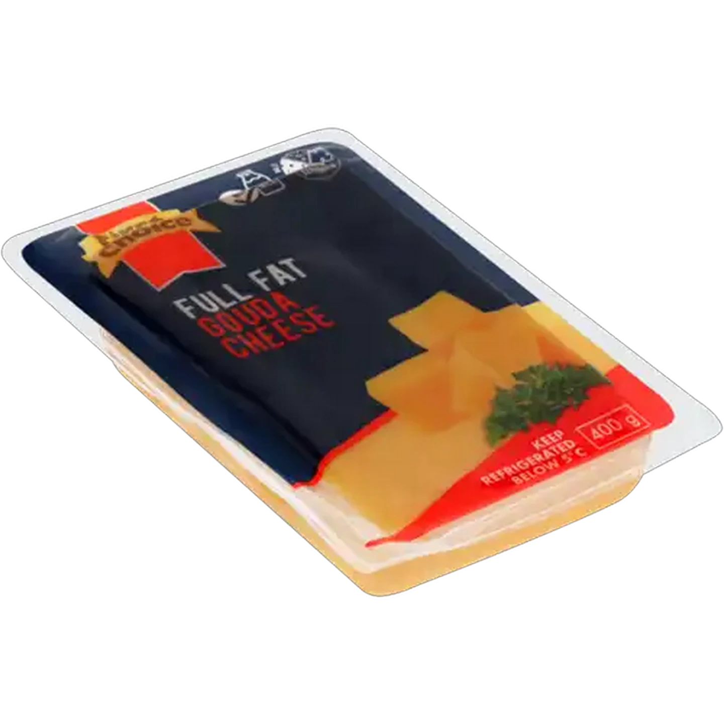 Image of First Choice Full Fat Gouda Cheese 400g