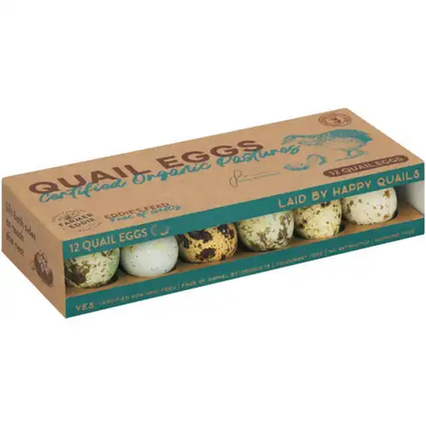 Image of Farmer Eddie Quail Eggs 12 Pack