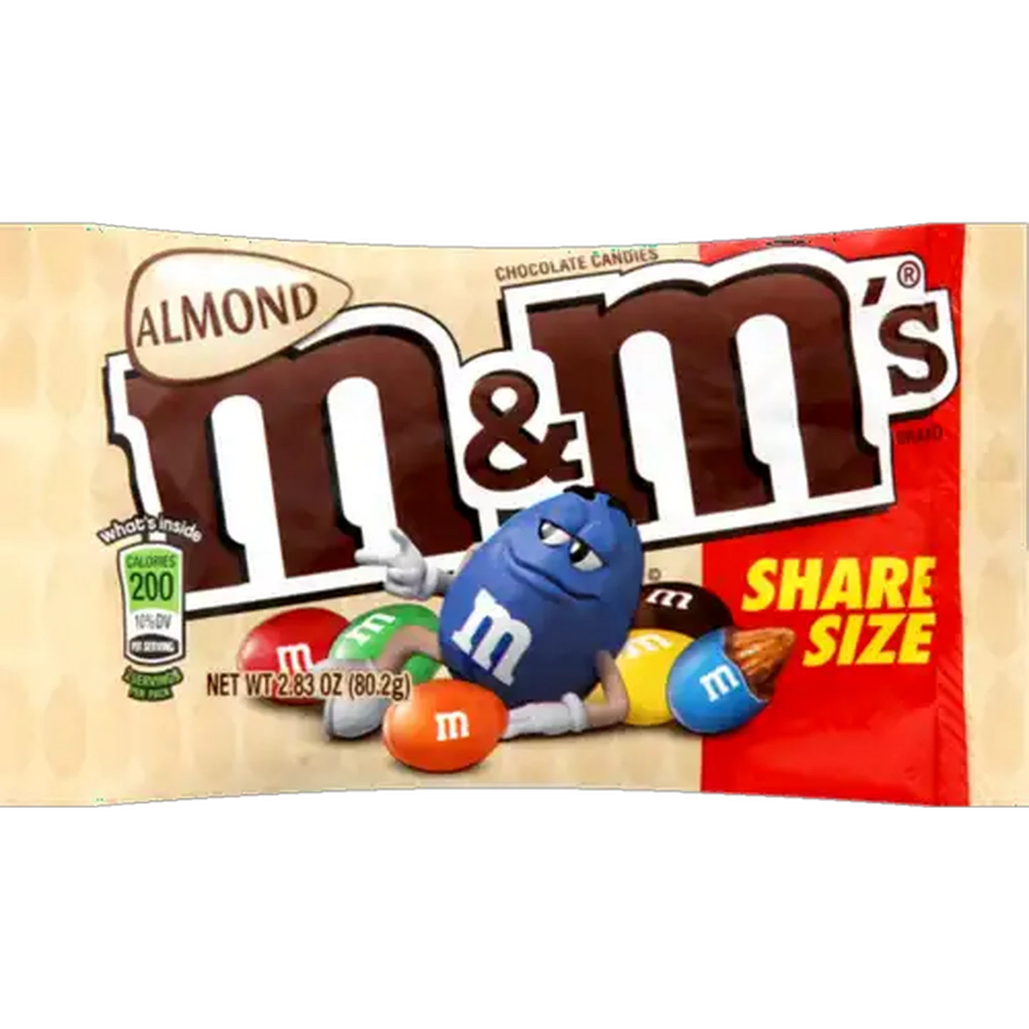 Image of M&M's Almond Chocolate Candies 80.2g