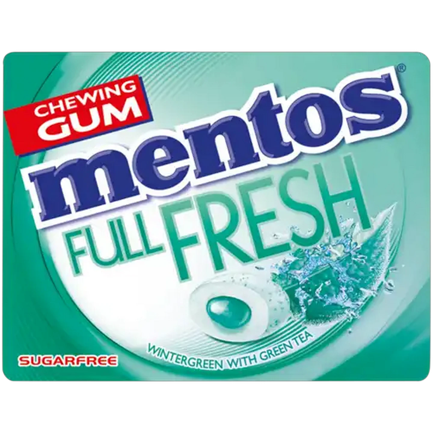 Image of Mentos Full Fresh Wintergreen Sugarfree Chewing Gum 12g
