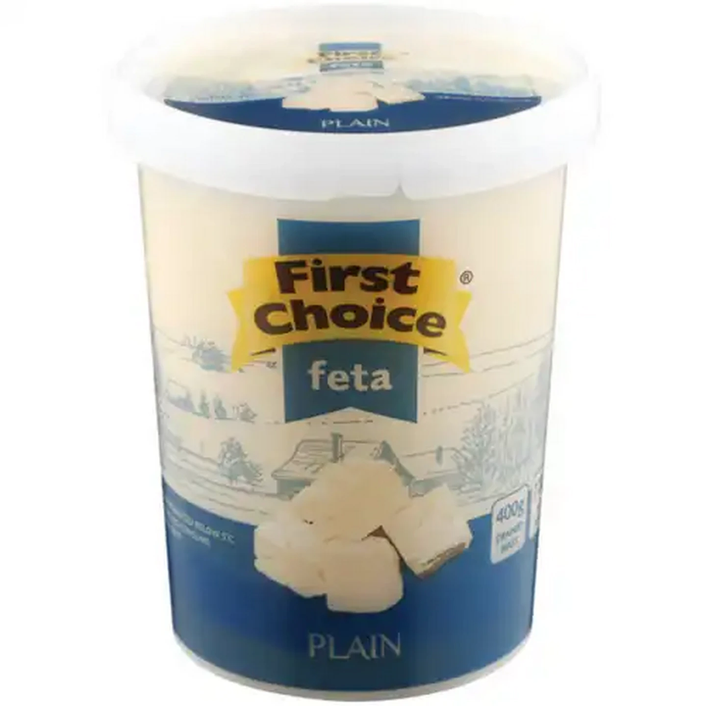 Image of First Choice Plain Feta Cheese 400g