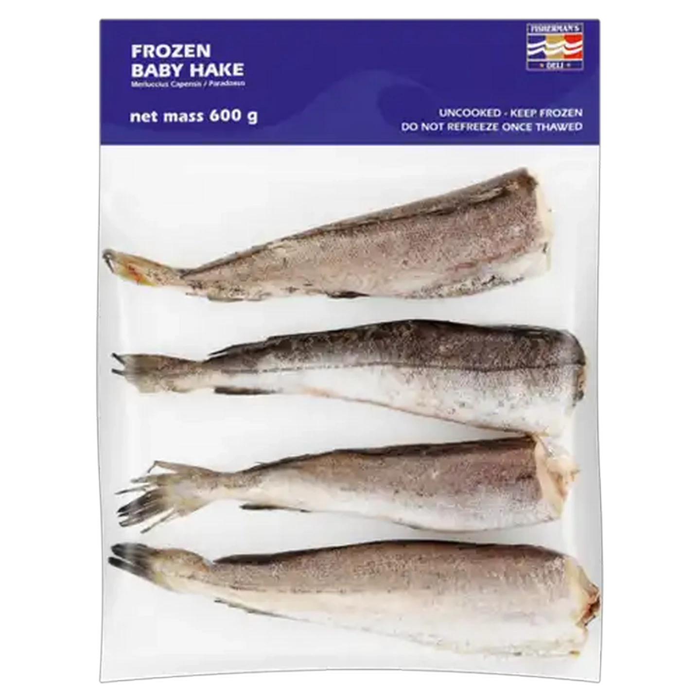 Image of Fisherman's Deli Frozen Baby Hake 600g