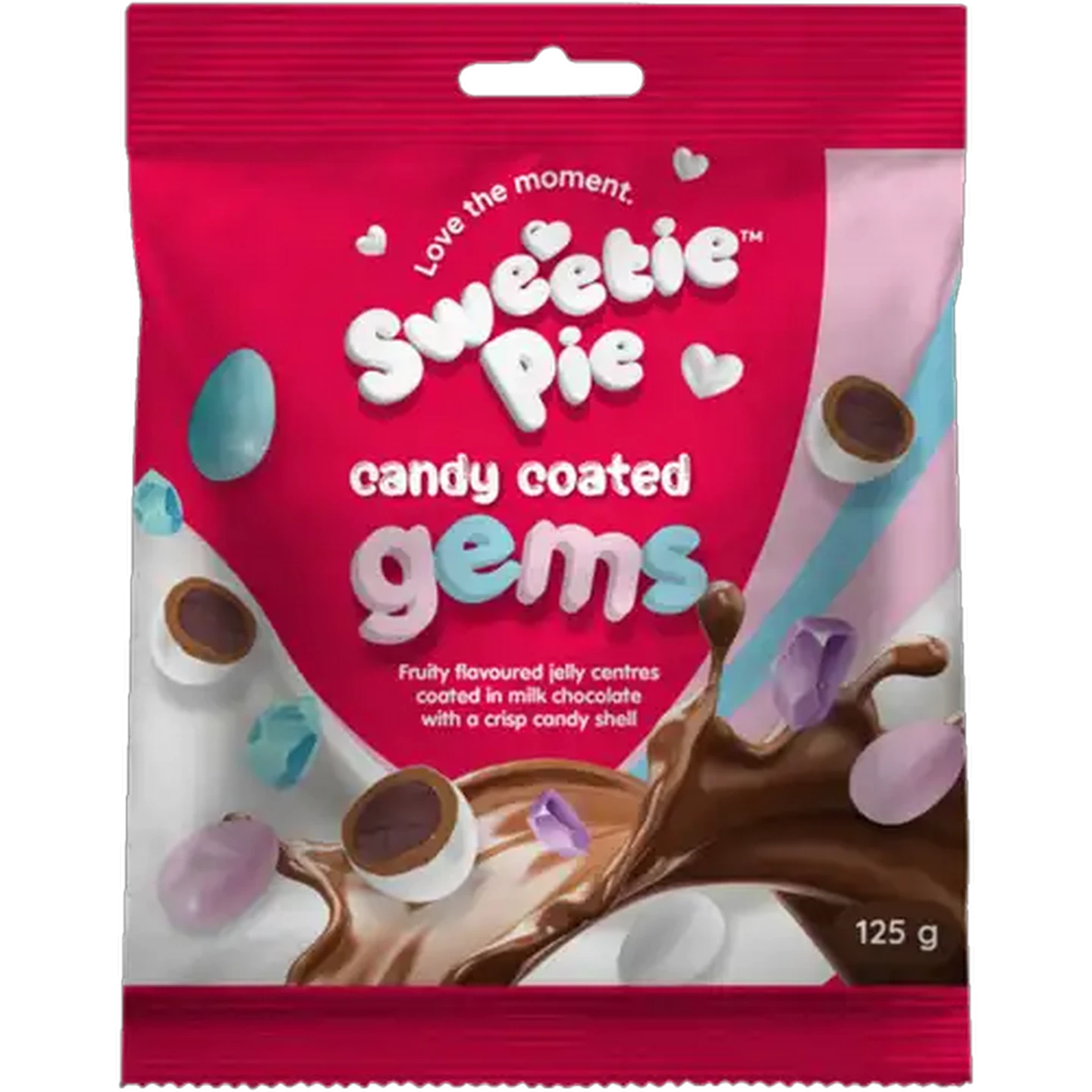Image of Sweetie Pie Candy Coated Gems 125g
