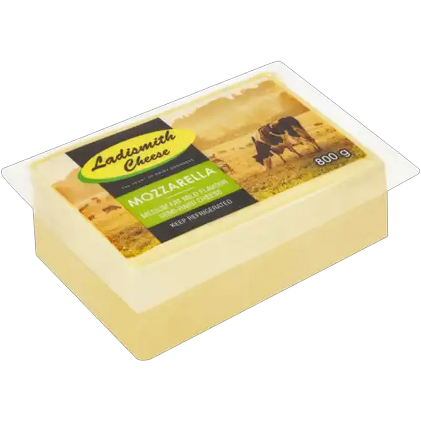 Image of Ladismith Medium Fat Mozzarella Cheese 800g