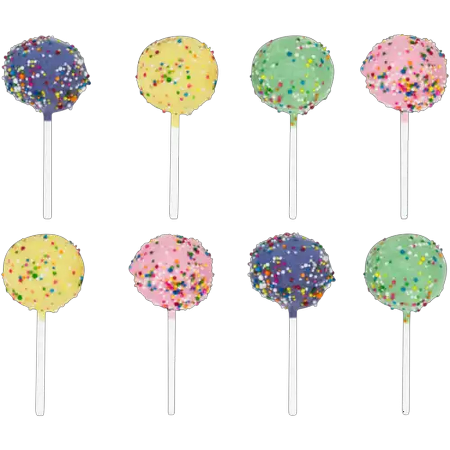Image of Twirly Twirls Rainbow Cake Pops 8-Pack