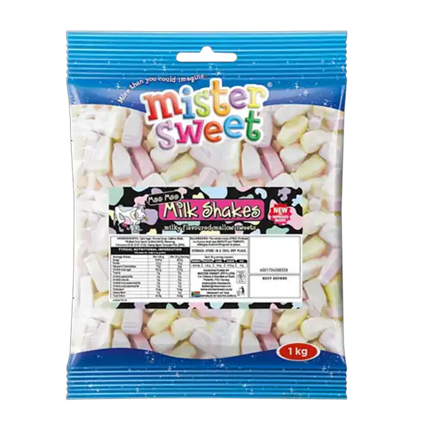 Image of Mister Sweet Moo Moo Milk Shakes 1kg