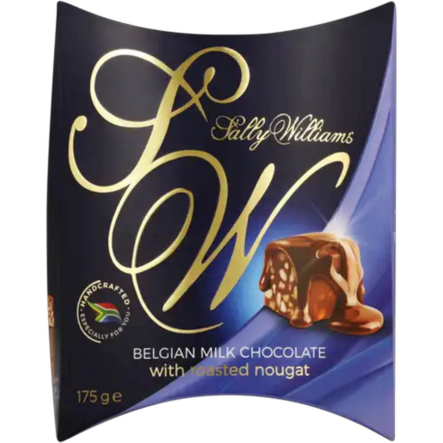 Image of Sally Williams Belgian Milk Chocolate with Roasted Nougat 175g